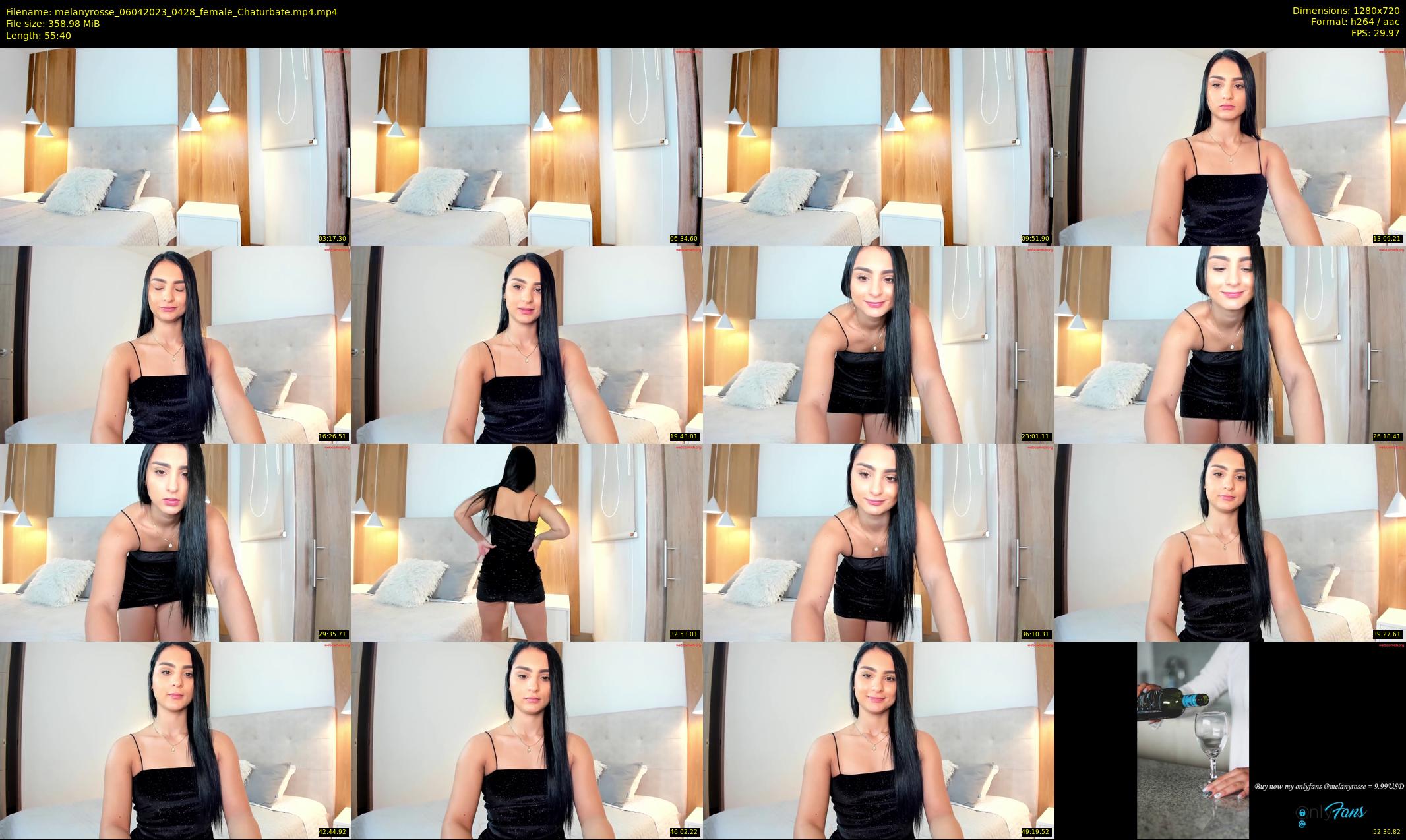 melanyrosse — 56 minute Chaturbate female cam show recording, 720p, Apr 6, 2023