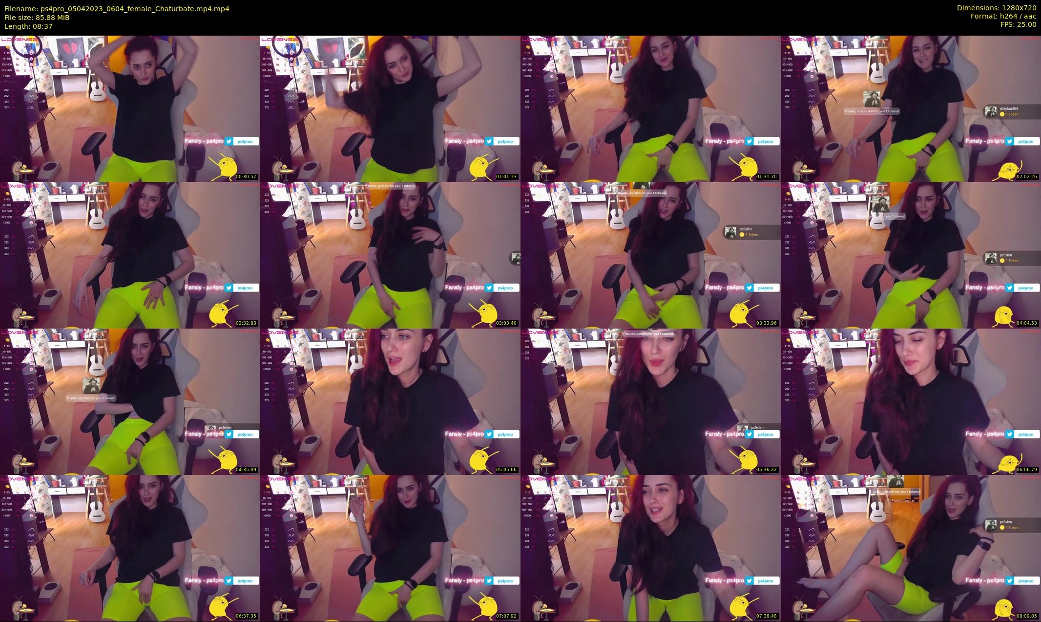ps4pro — 9 minute Chaturbate female cam show recording, 720p, Apr 5, 2023