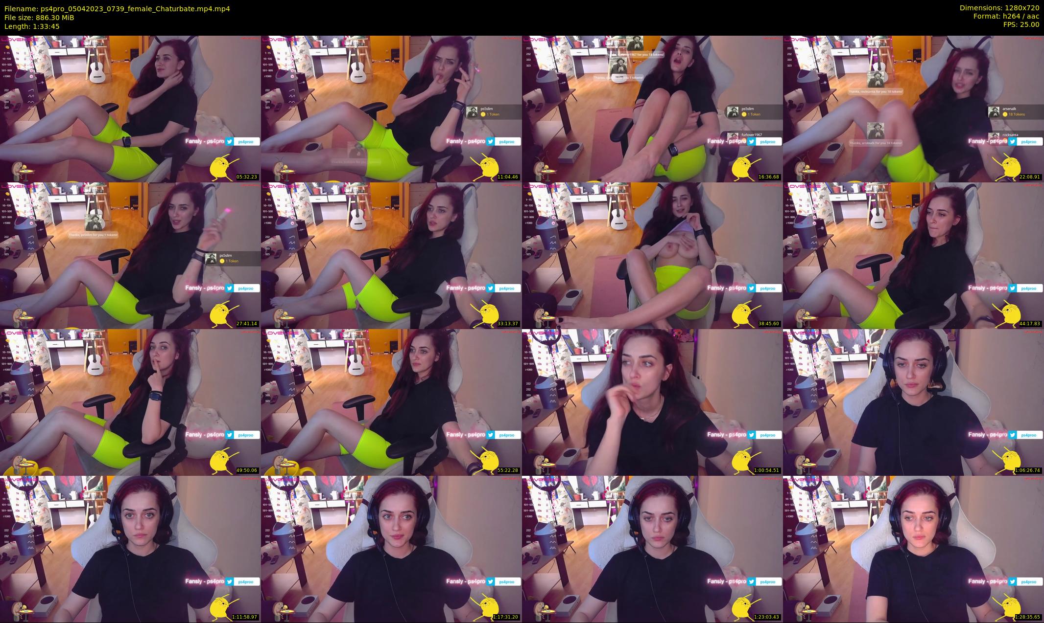 ps4pro — 94 minute Chaturbate female cam show recording, 720p, Apr 5, 2023