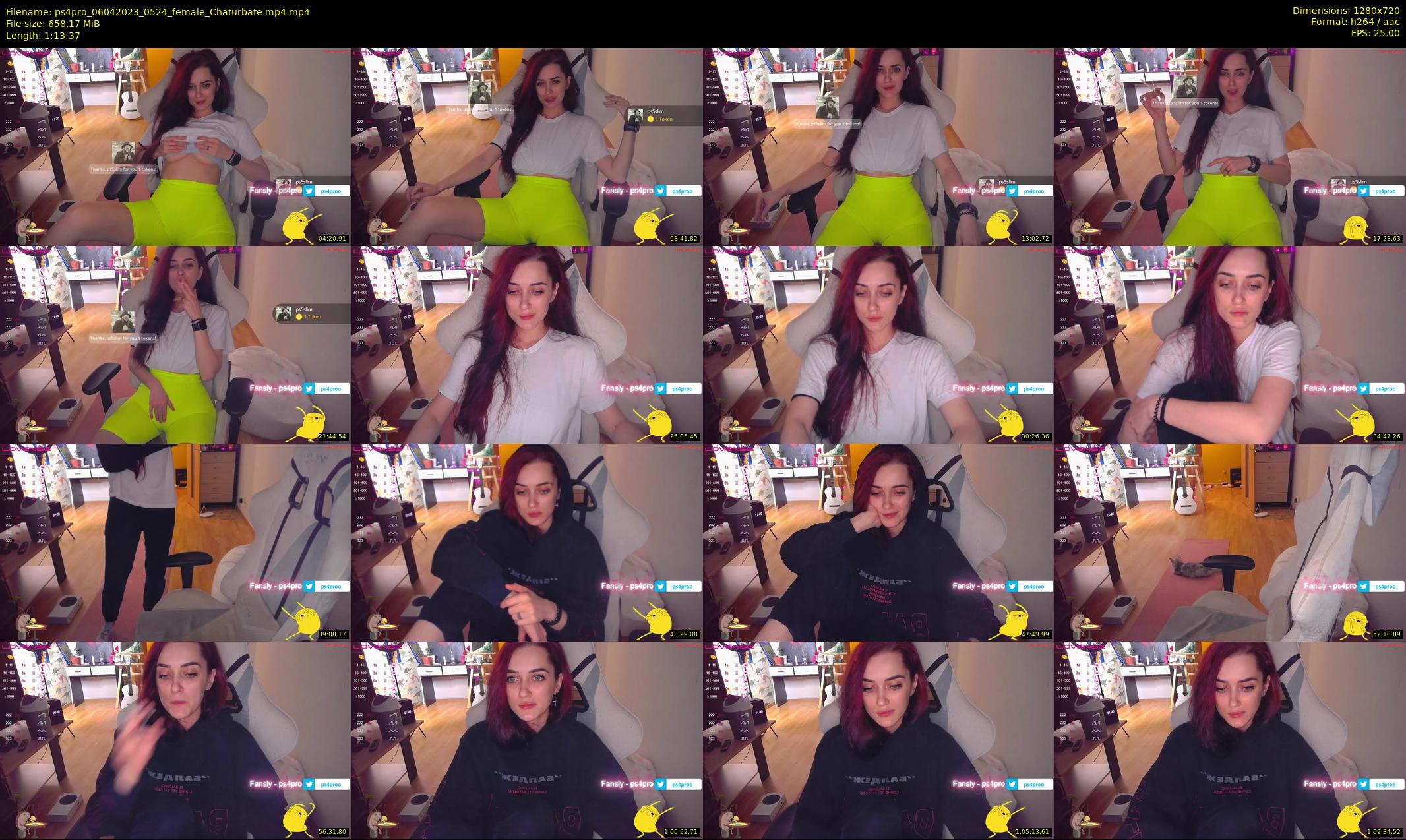 ps4pro — 74 minute Chaturbate female cam show recording, 720p, Apr 6, 2023