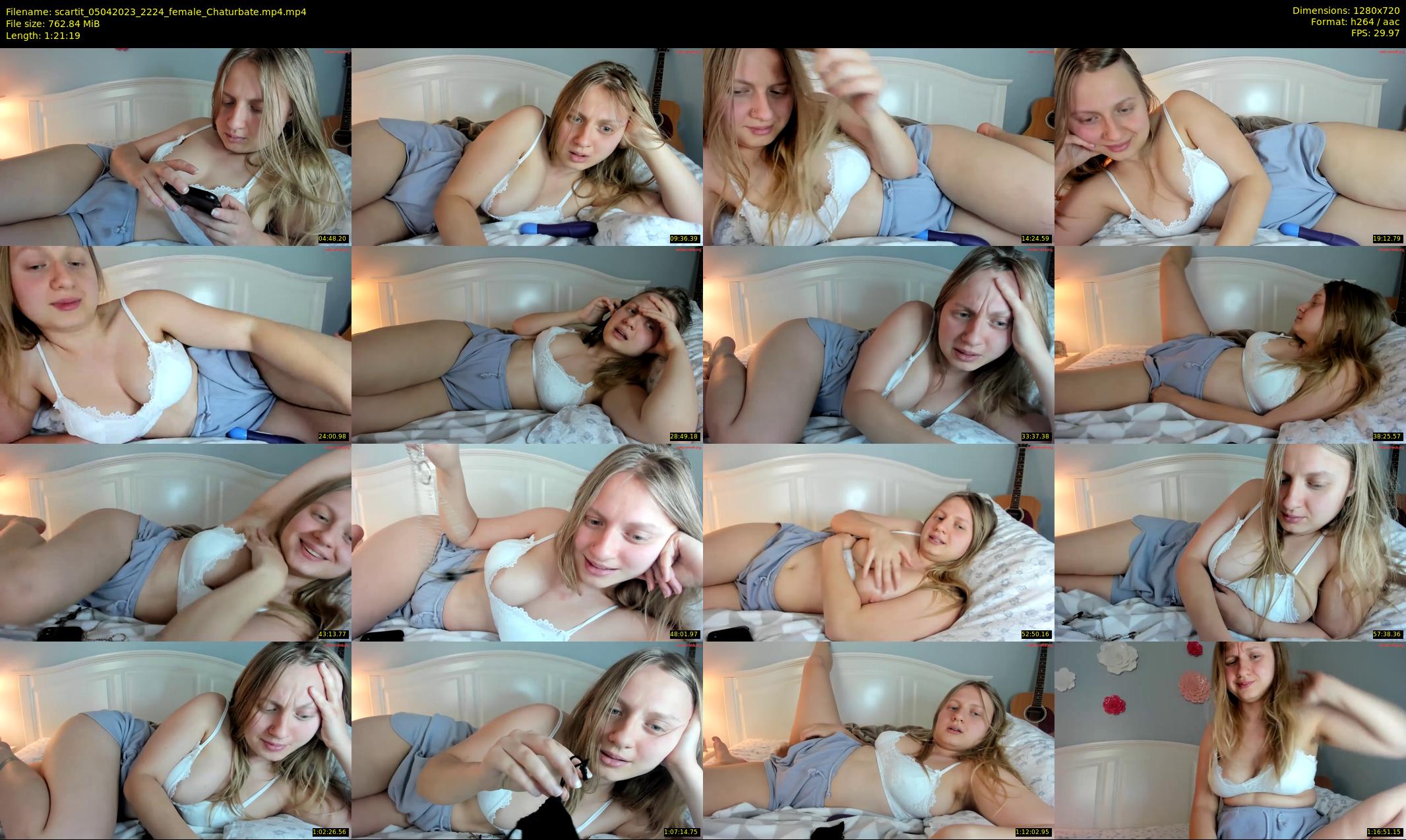 scartit — 82 minute Chaturbate female cam show recording, 720p, Apr 5, 2023