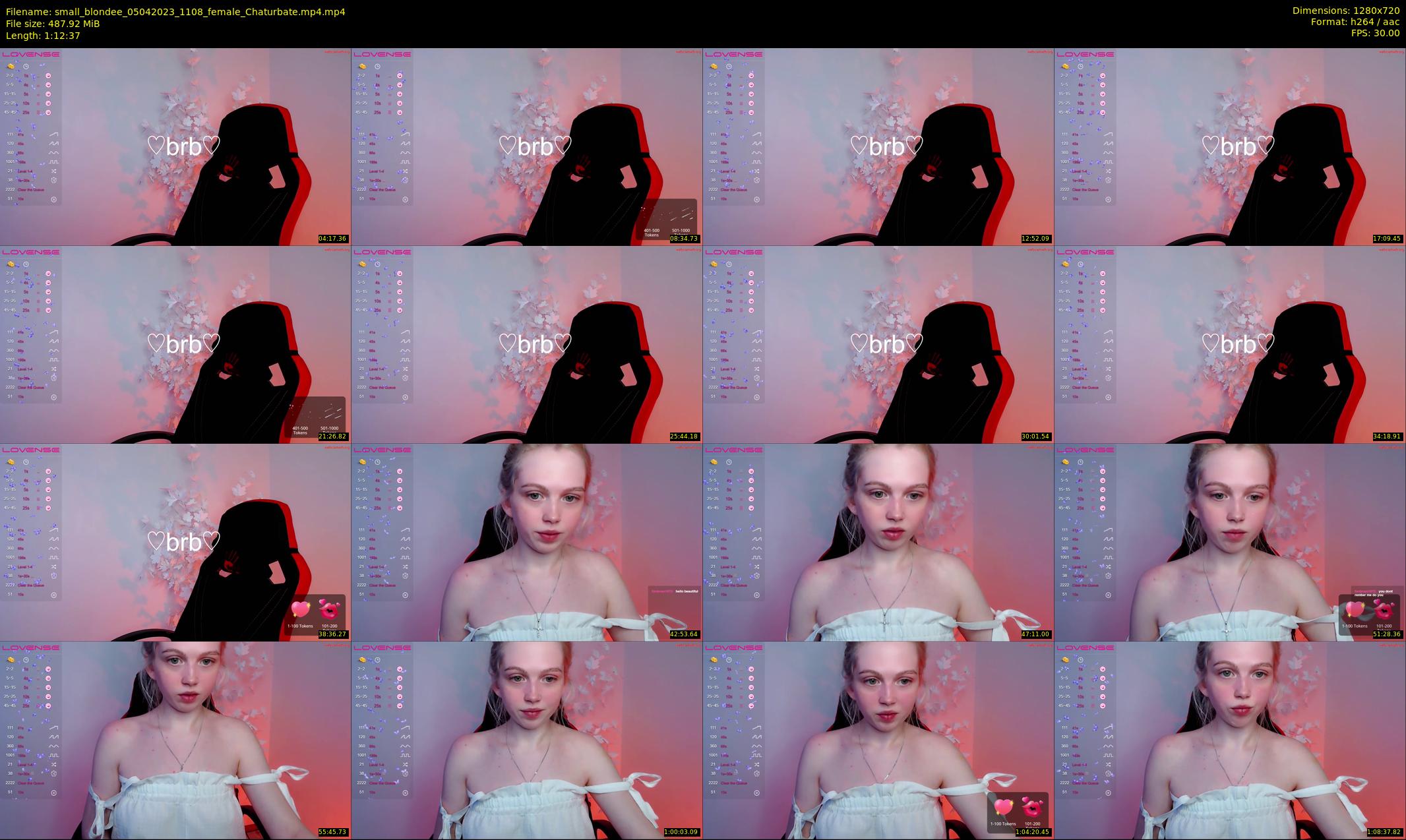 small_blondee — 73 minute Chaturbate female cam show recording, 720p, Apr 5, 2023
