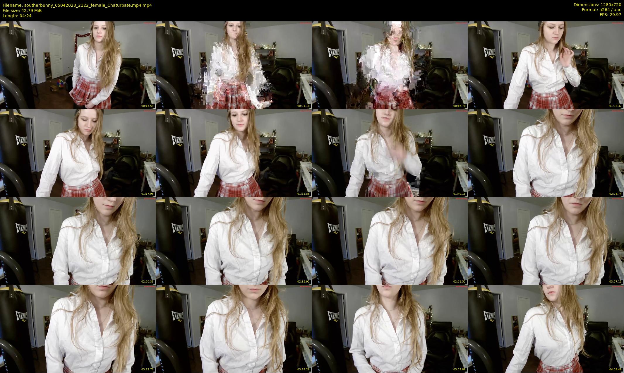 southerbunny — 5 minute Chaturbate female cam show recording, 720p, Apr 5, 2023