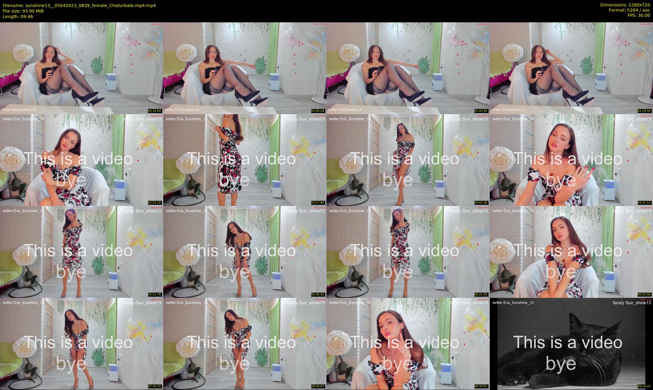 sunshine13_ — 10 minute Chaturbate female cam show recording, 720p, Apr 5, 2023
