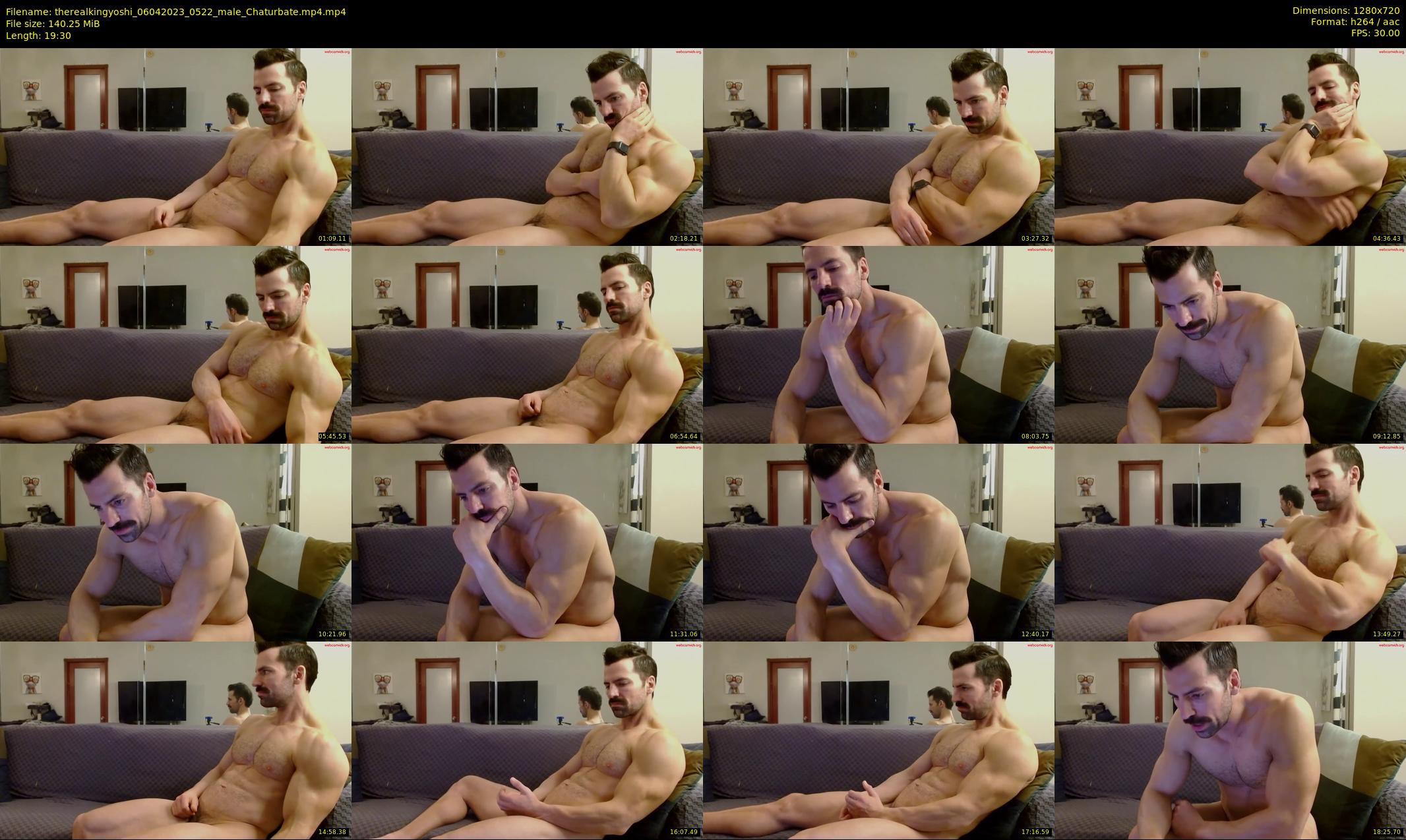 therealkingyoshi — 20 minute Chaturbate male cam show recording, 720p, Apr 6, 2023
