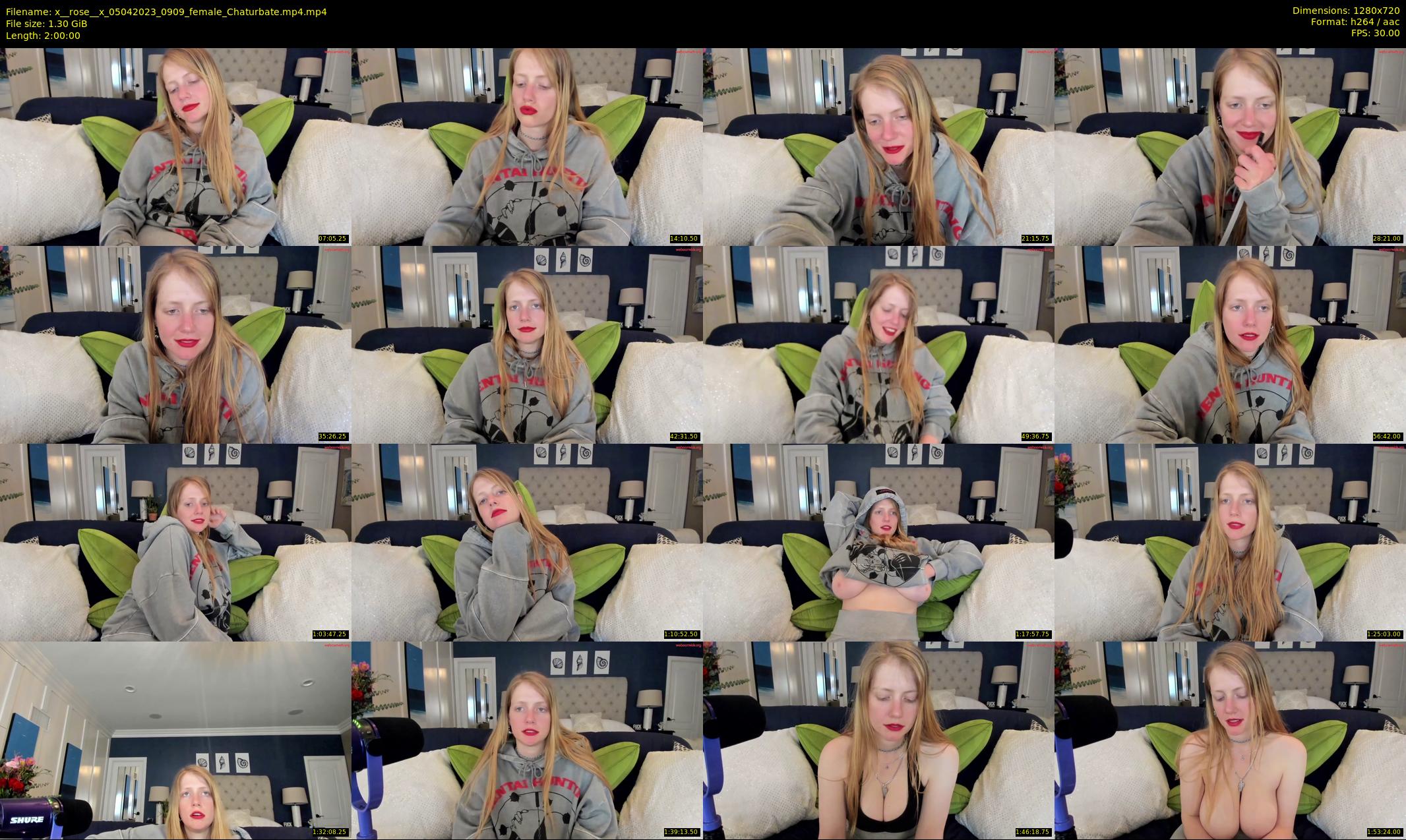 x__rose__x — 120 minute Chaturbate female cam show recording, 720p, Apr 5, 2023