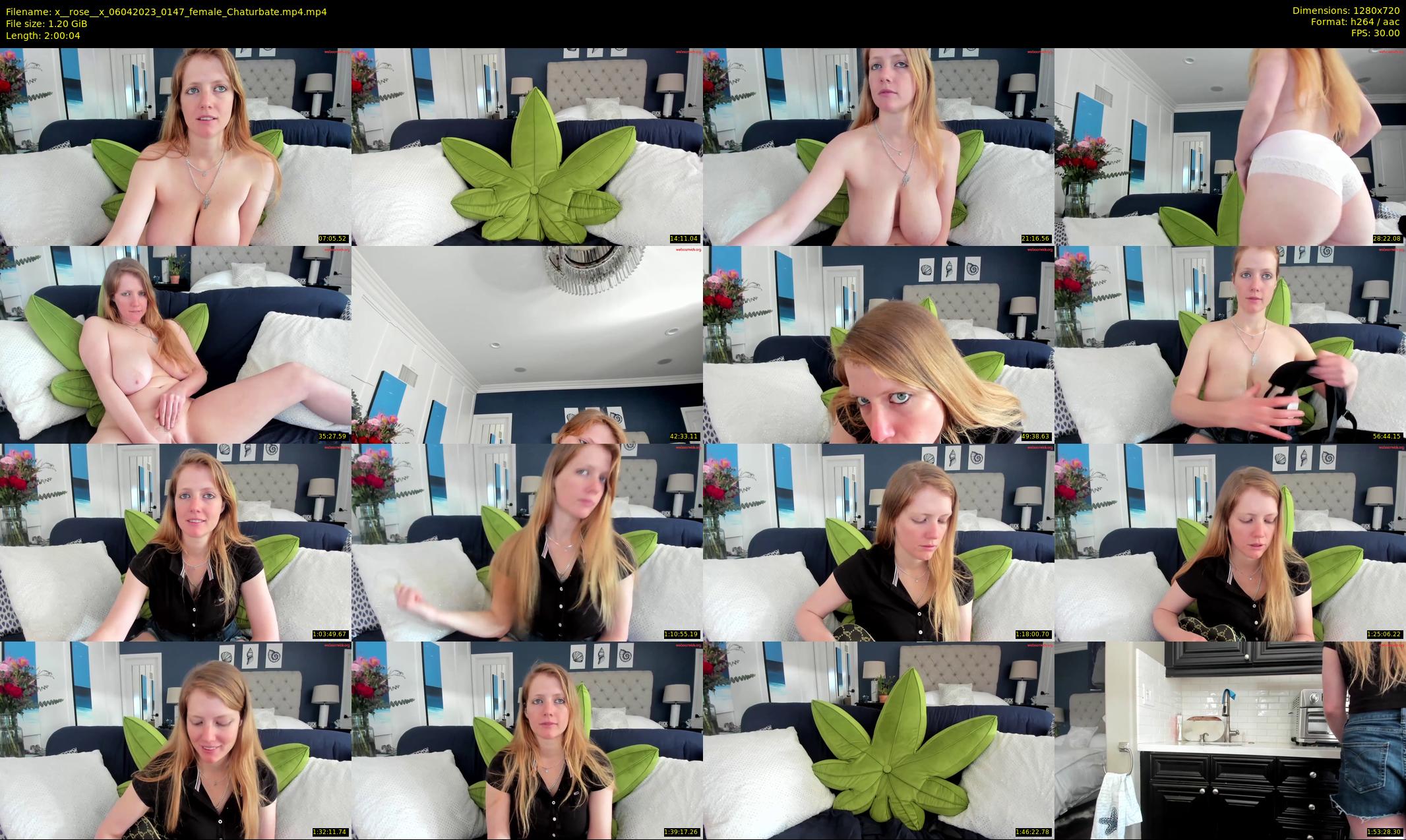 x__rose__x — 121 minute Chaturbate female cam show recording, 720p, Apr 6, 2023