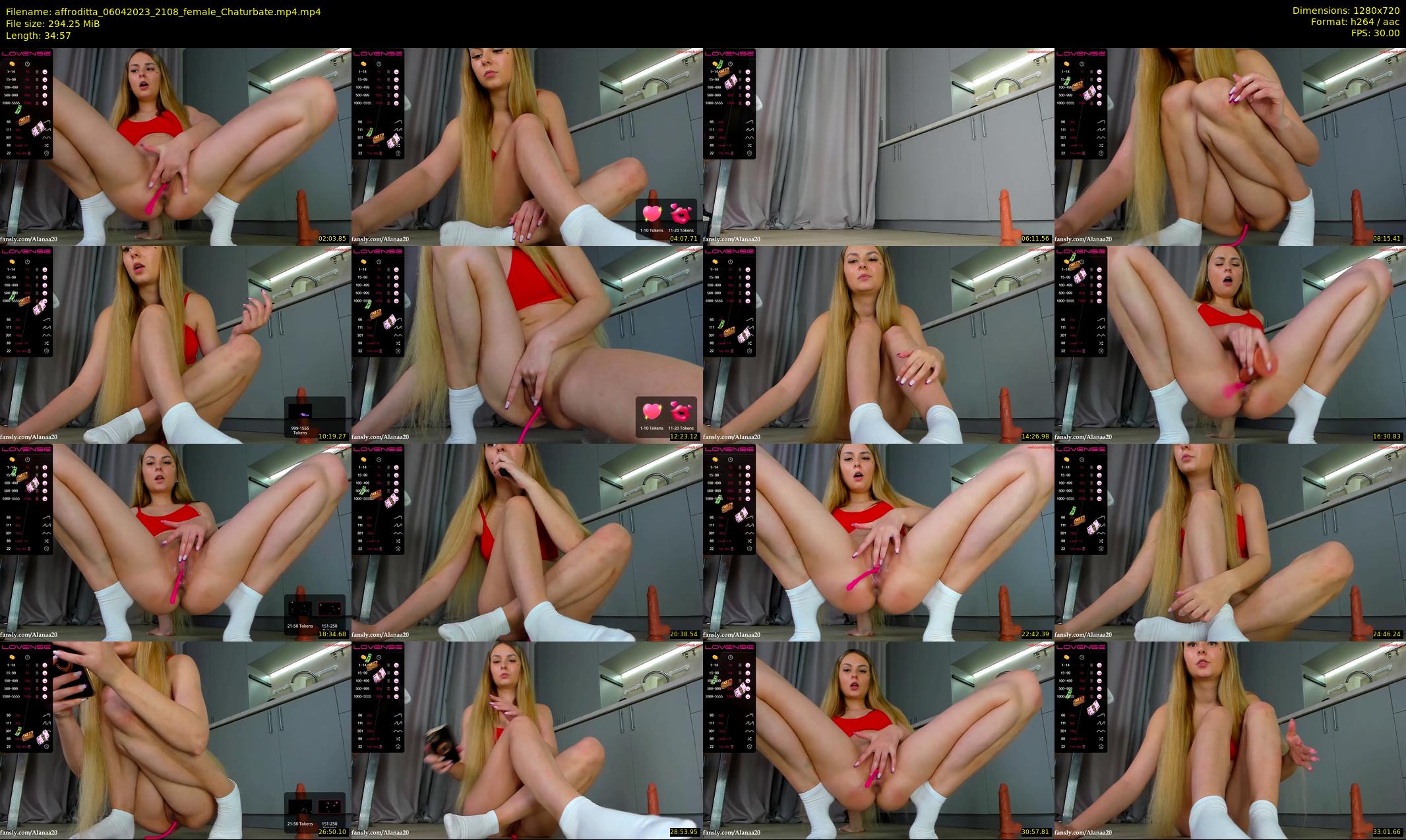 affroditta — 35 minute Chaturbate female cam show recording, 720p, Apr 6, 2023