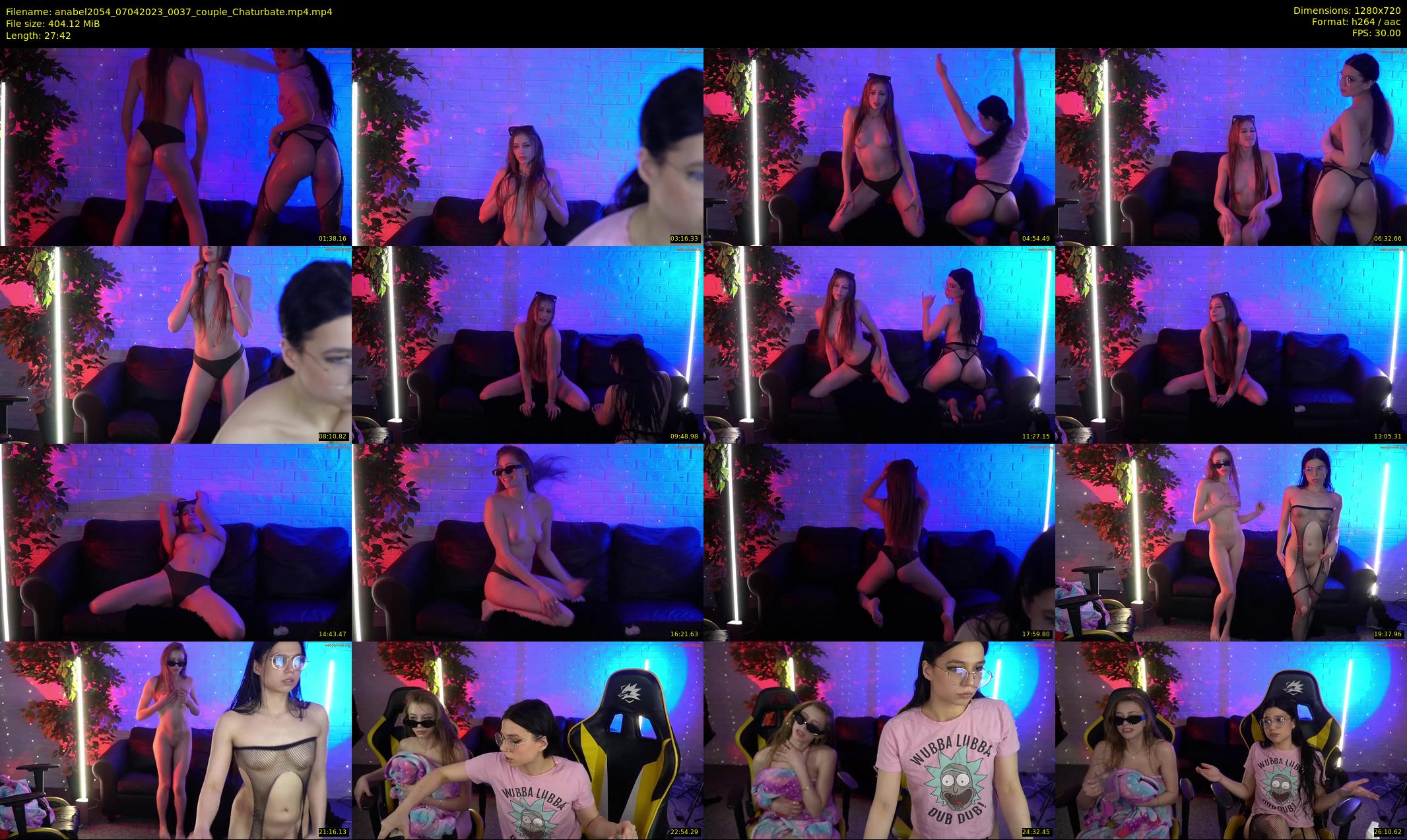 anabel2054 — 28 minute Chaturbate female cam show recording, 720p, Apr 7, 2023