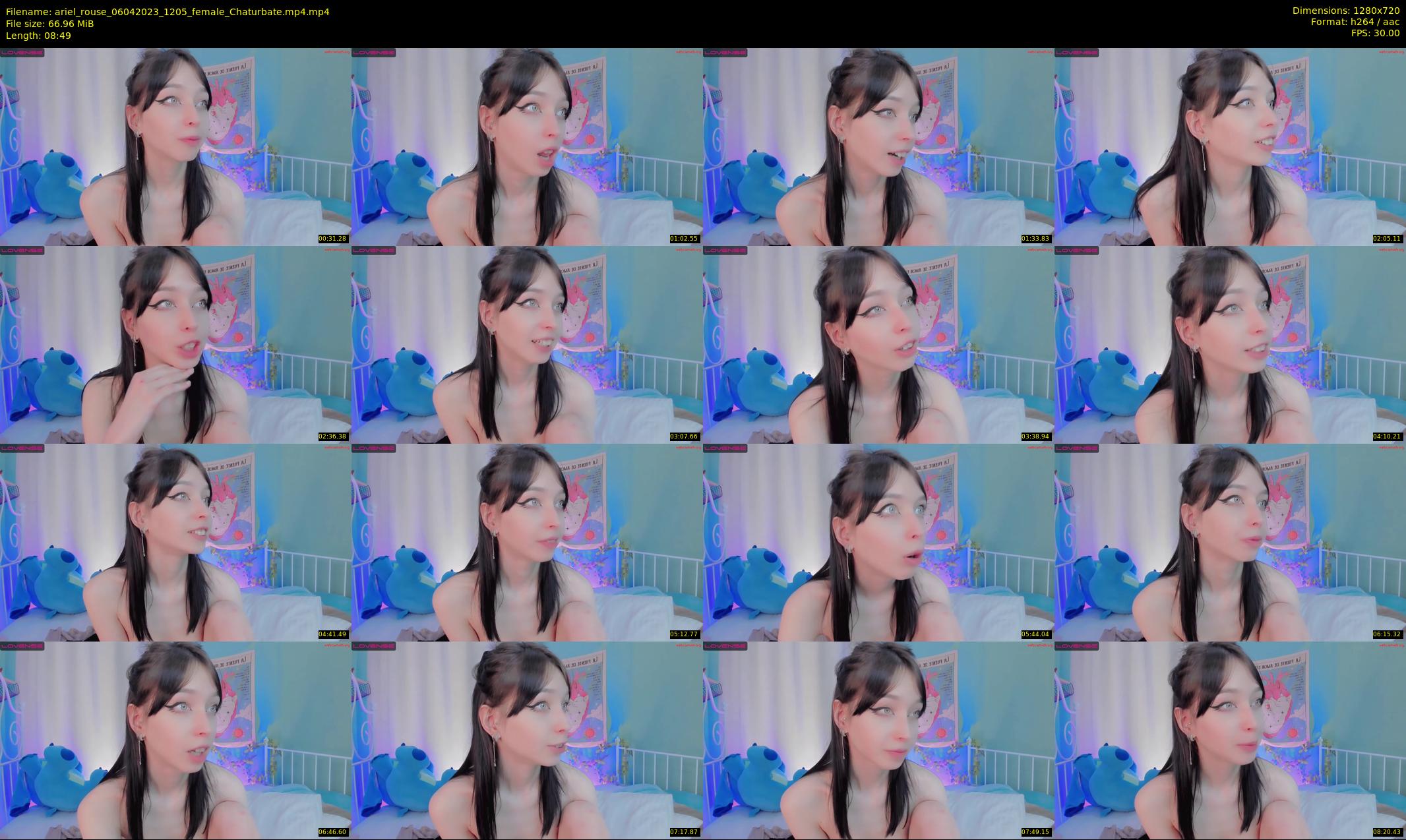 ariel_rouse — 9 minute Chaturbate female cam show recording, 720p, Apr 6, 2023