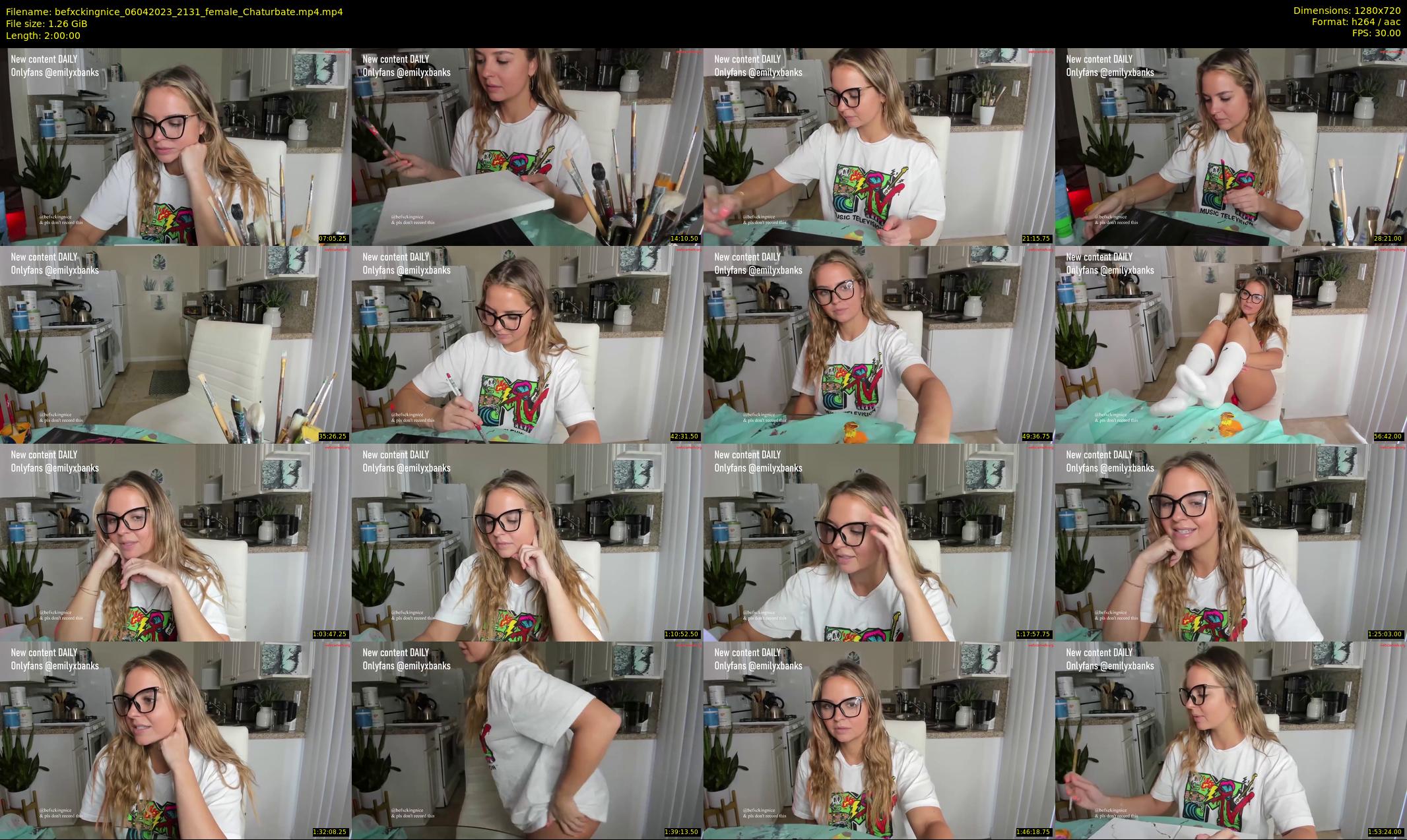 befxckingnice — 120 minute Chaturbate female cam show recording, 720p, Apr 6, 2023