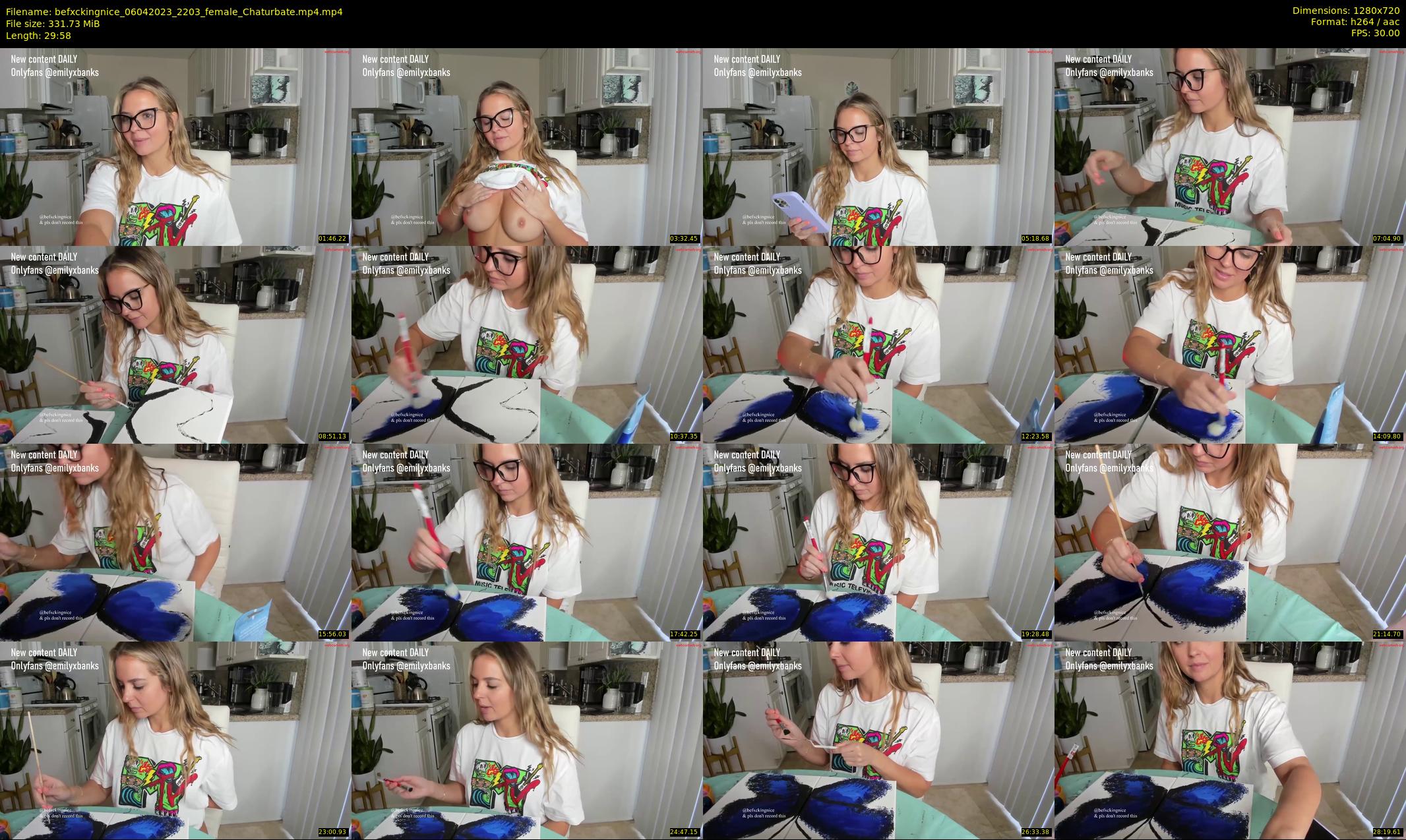 befxckingnice — 30 minute Chaturbate female cam show recording, 720p, Apr 6, 2023