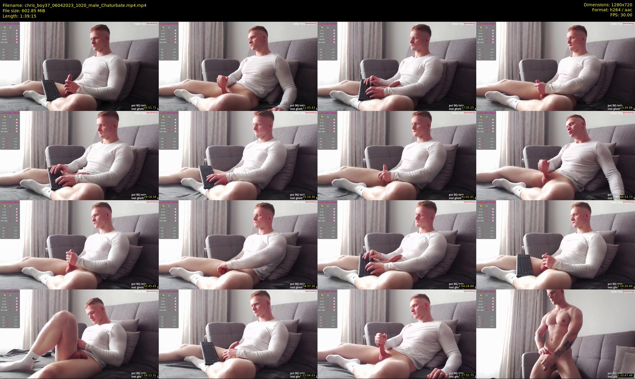 chris_boy37 — 100 minute Chaturbate male cam show recording, 720p, Apr 6, 2023