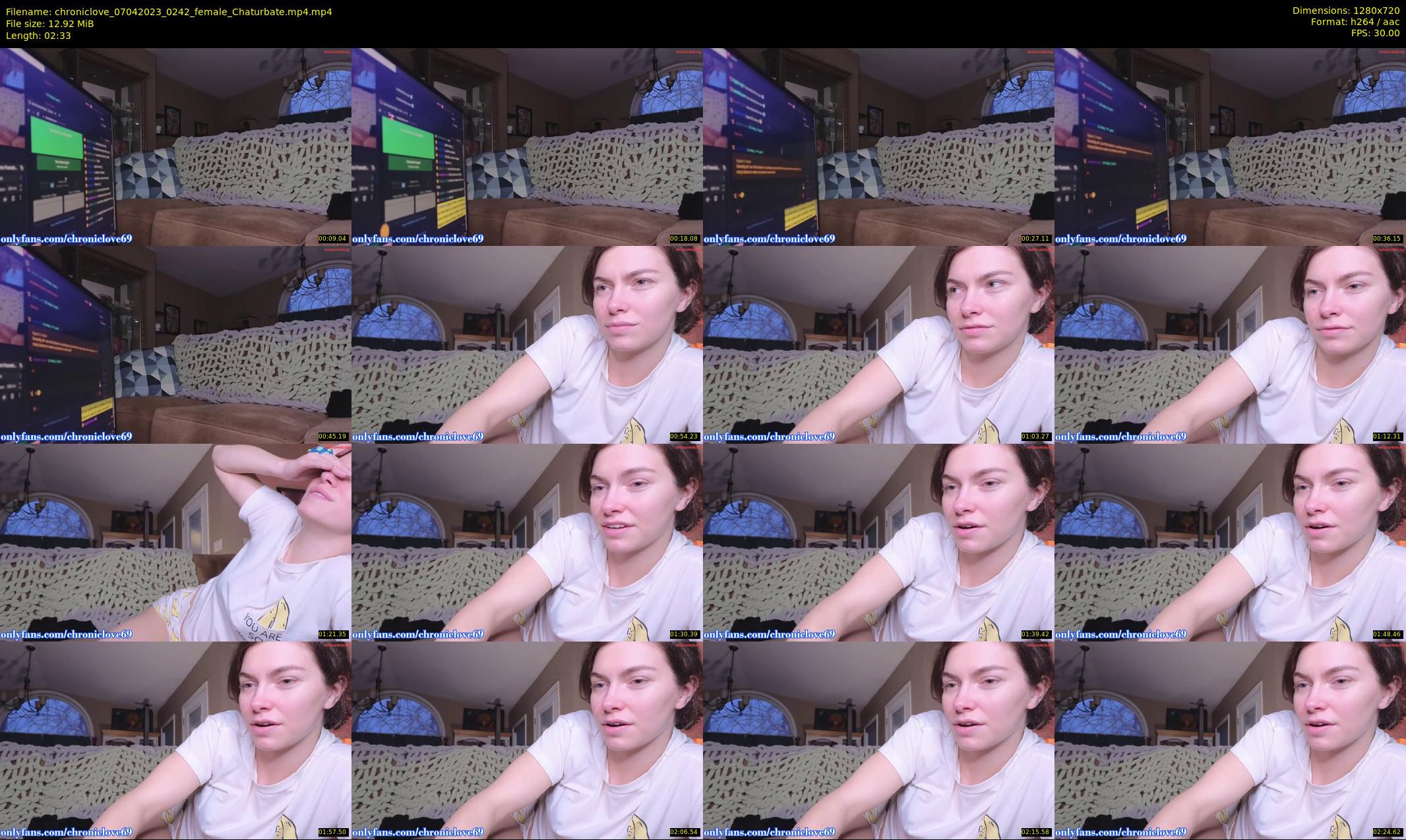 chroniclove — 3 minute Chaturbate female cam show recording, 720p, Apr 7, 2023