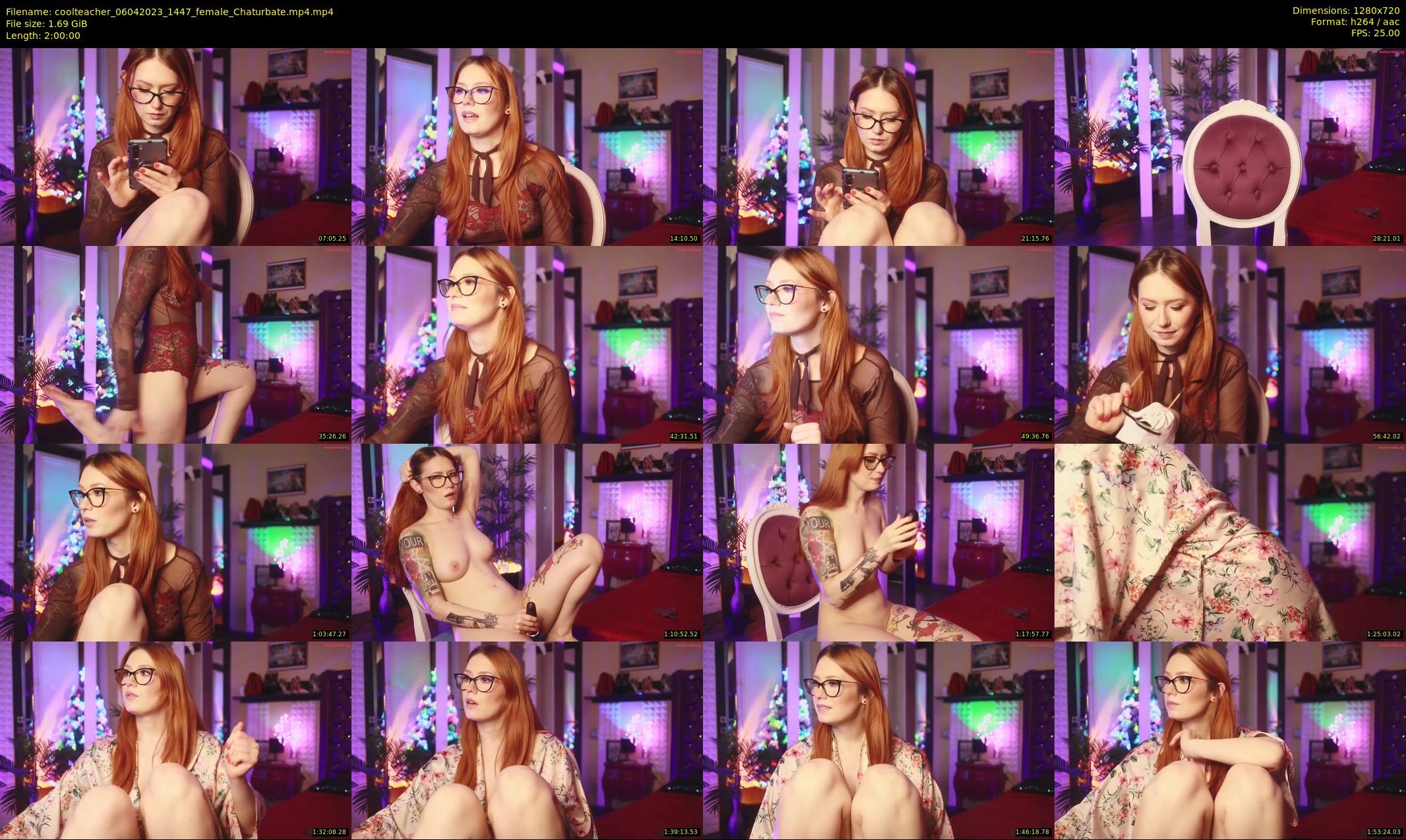 coolteacher — 120 minute Chaturbate female cam show recording, 720p, Apr 6, 2023