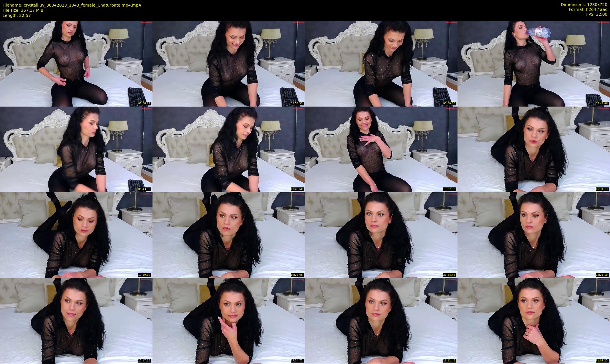 crystallluv — 33 minute Chaturbate female cam show recording, 720p, Apr 6, 2023