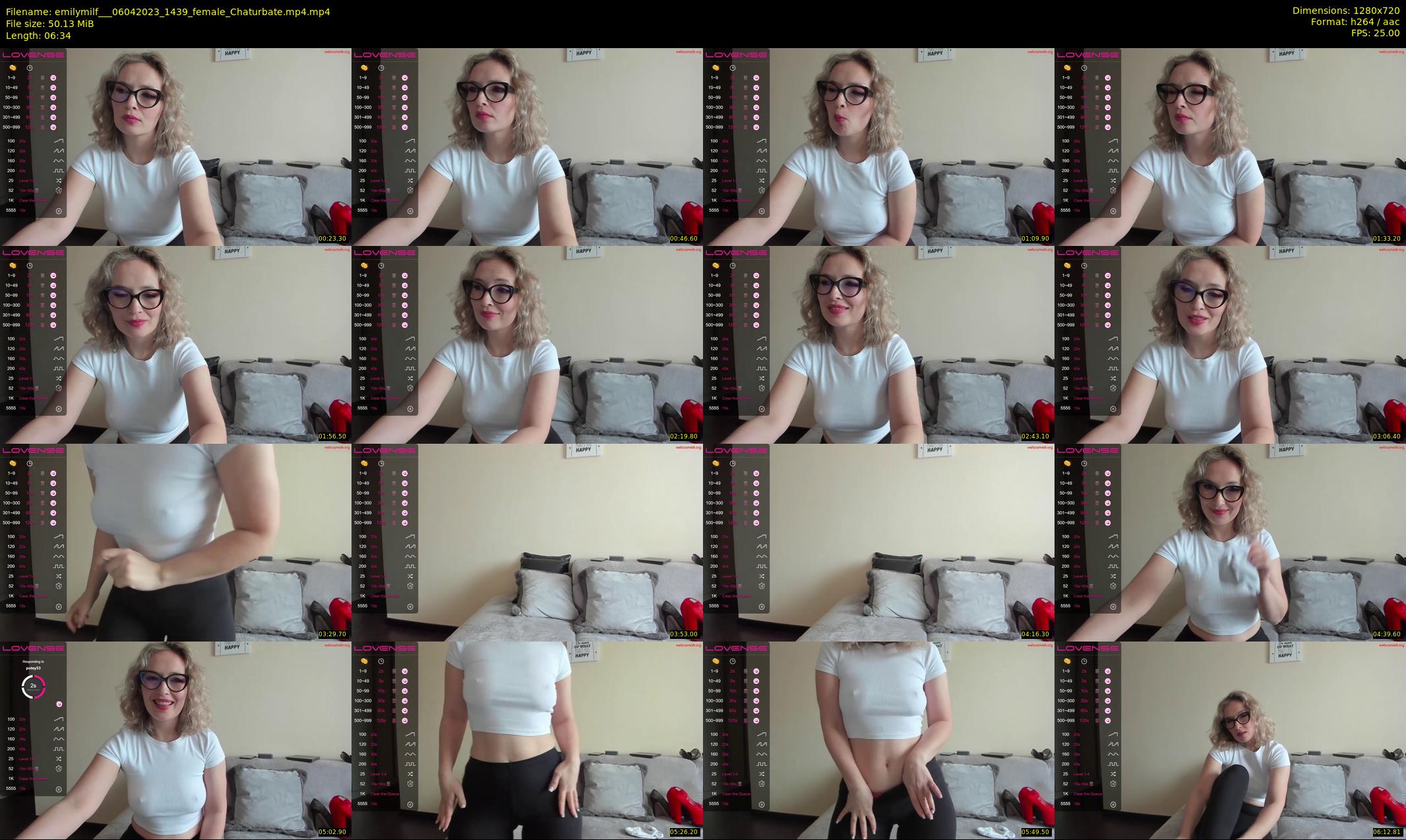 emilymilf__ — 7 minute Chaturbate female cam show recording, 720p, Apr 6, 2023