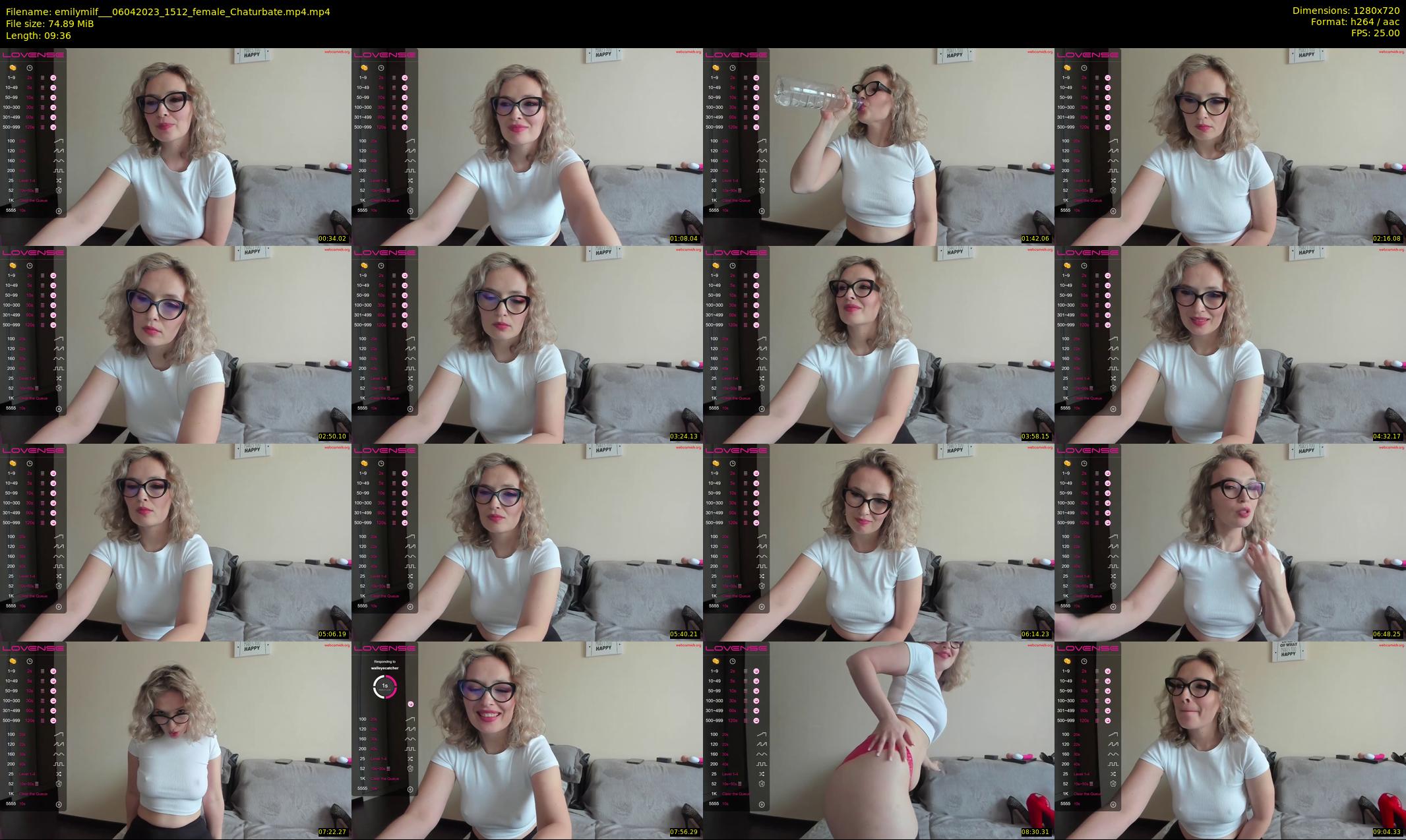 emilymilf__ — 10 minute Chaturbate female cam show recording, 720p, Apr 6, 2023