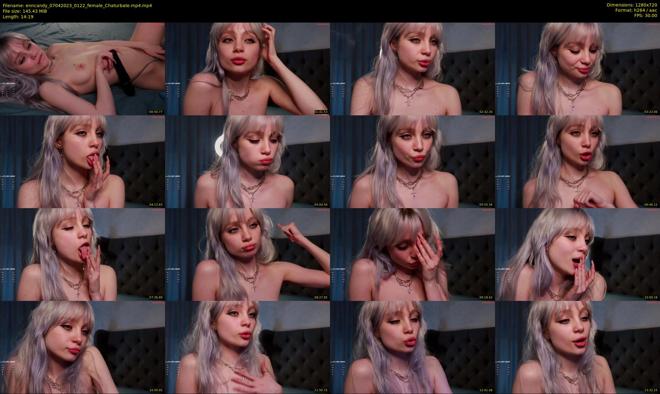 enncandy — 15 minute Chaturbate female cam show recording, 720p, Apr 7, 2023