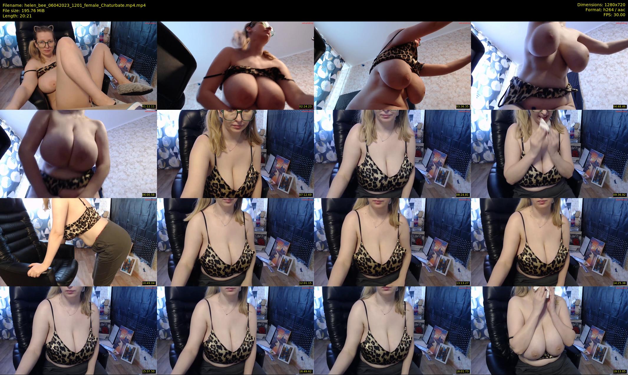 helen_bee — 21 minute Chaturbate female cam show recording, 720p, Apr 6, 2023