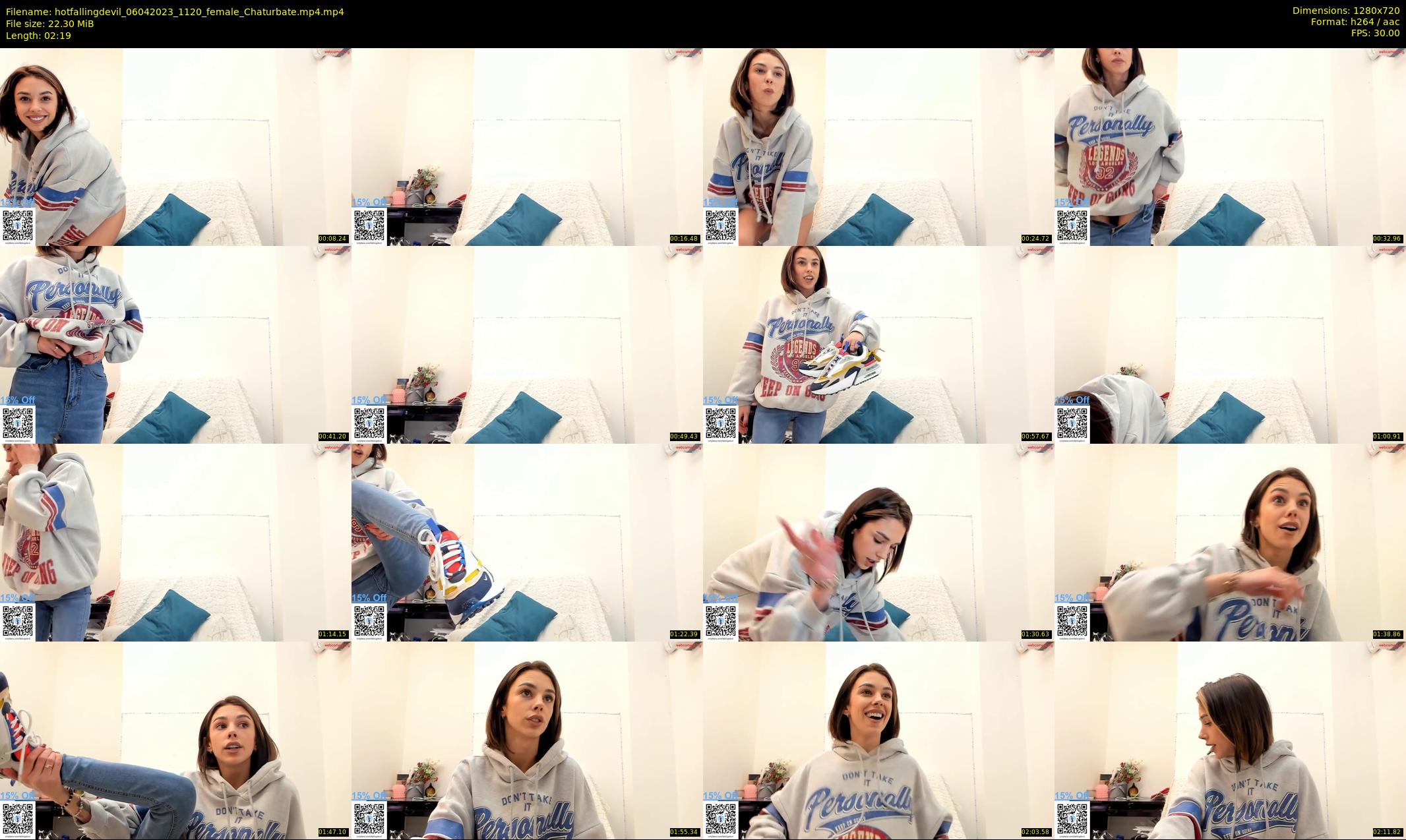 hotfallingdevil — 3 minute Chaturbate female cam show recording, 720p, Apr 6, 2023