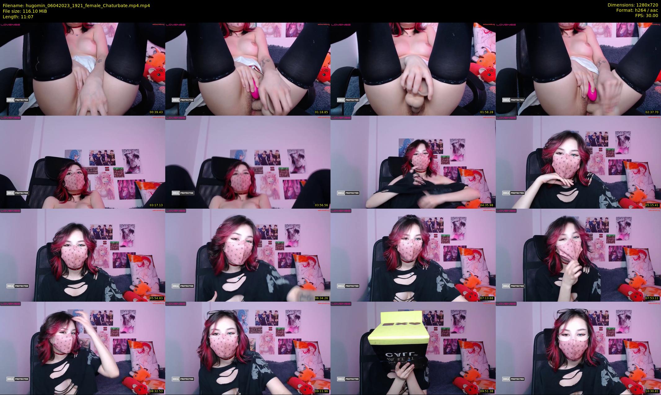 hugomin — 12 minute Chaturbate female cam show recording, 720p, Apr 6, 2023