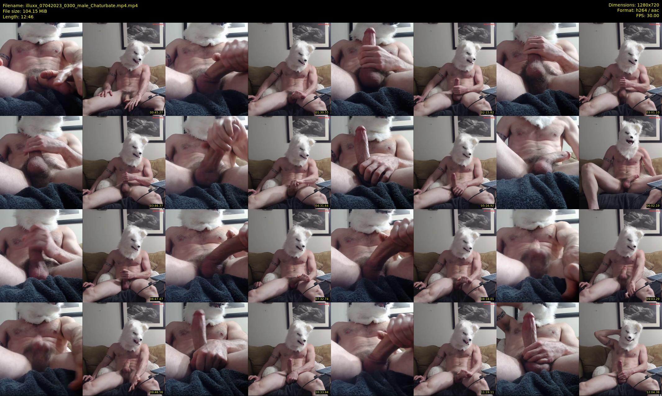 illuxx — 13 minute Chaturbate male cam show recording, 720p, Apr 7, 2023