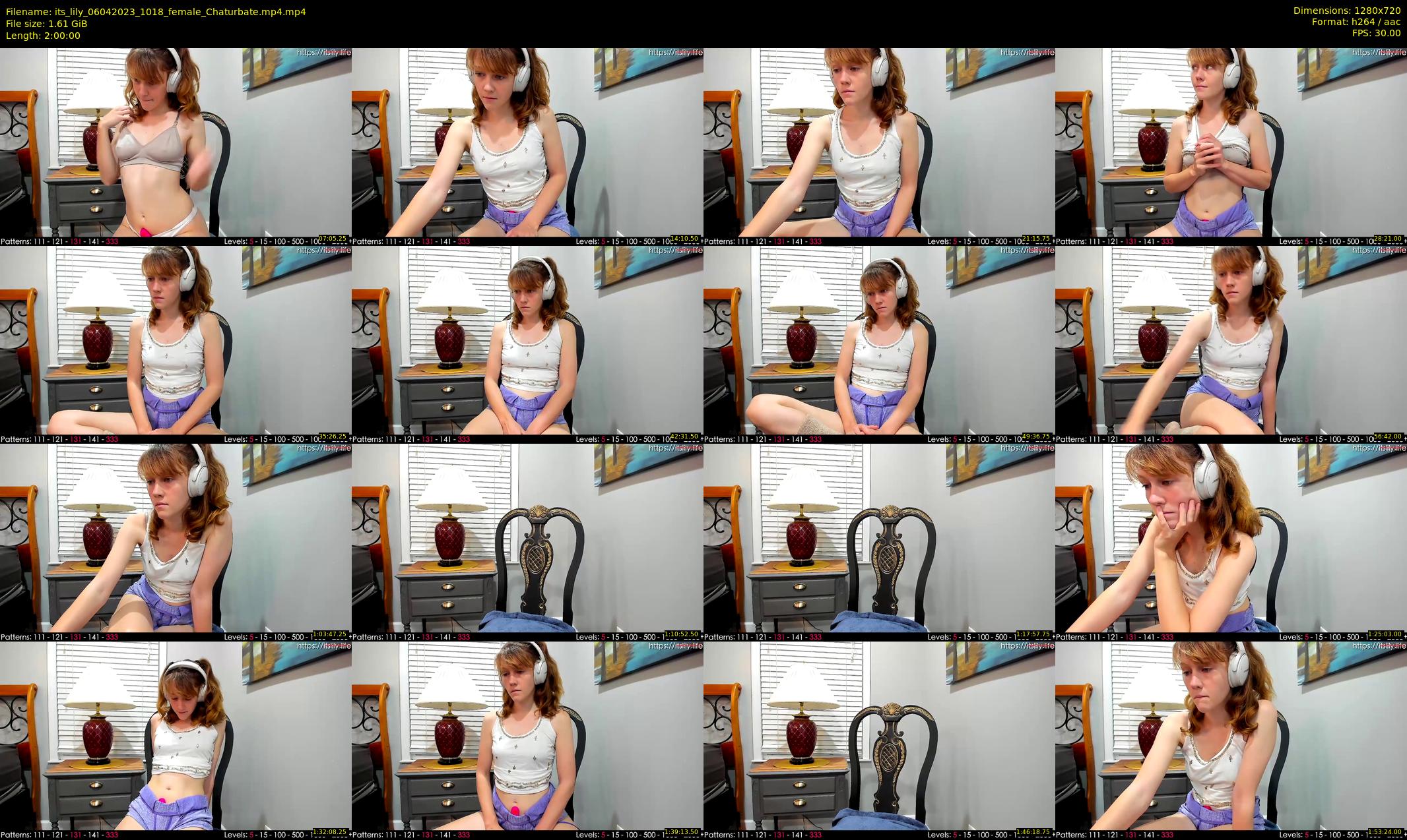 its_lily — 120 minute Chaturbate female cam show recording, 720p, Apr 6, 2023
