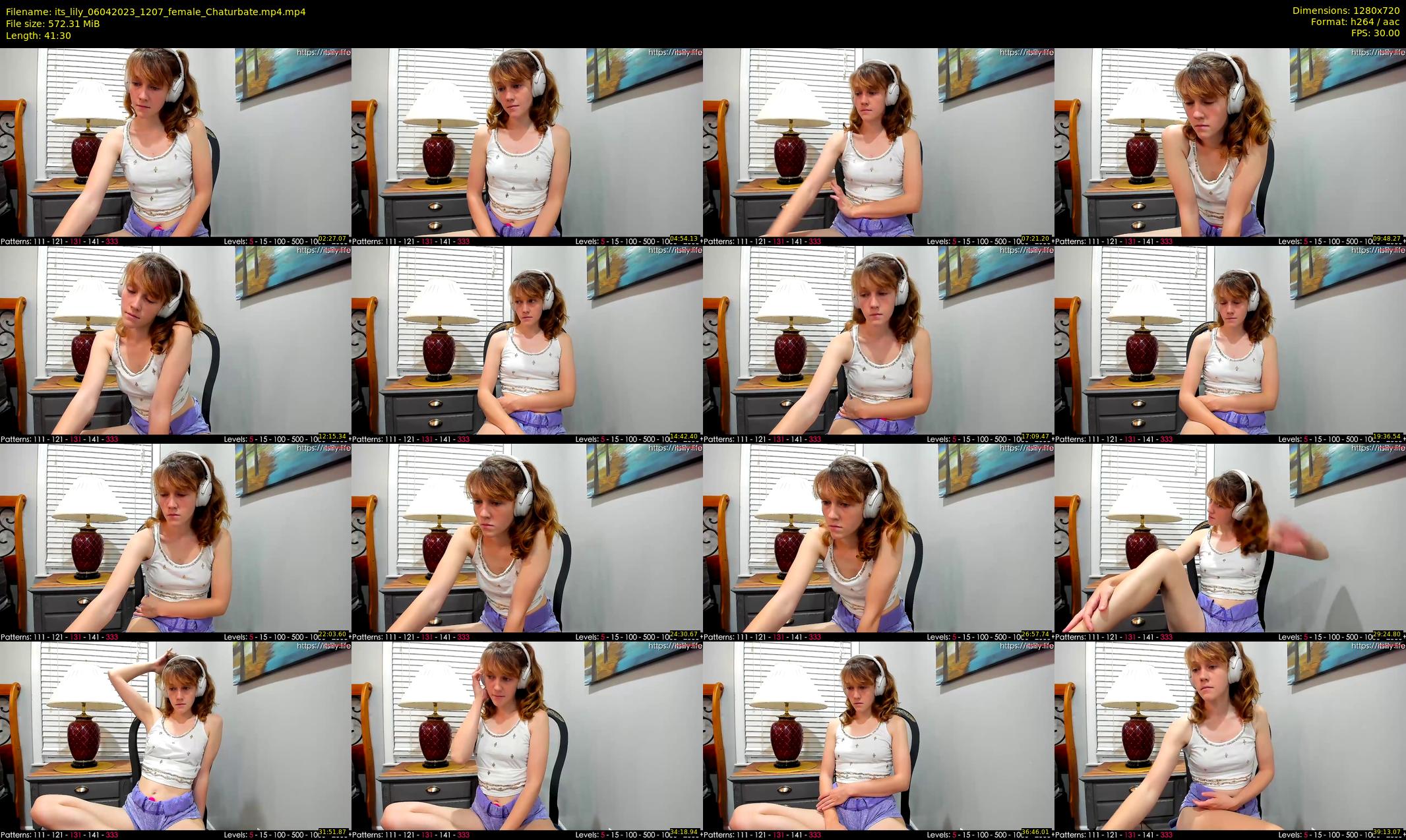 its_lily — 42 minute Chaturbate female cam show recording, 720p, Apr 6, 2023