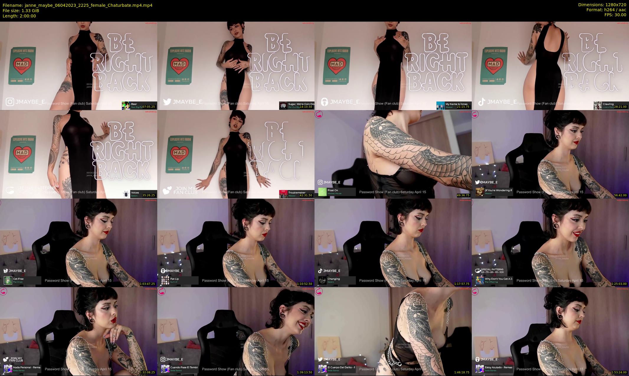 janne_maybe — 120 minute Chaturbate female cam show recording, 720p, Apr 6, 2023