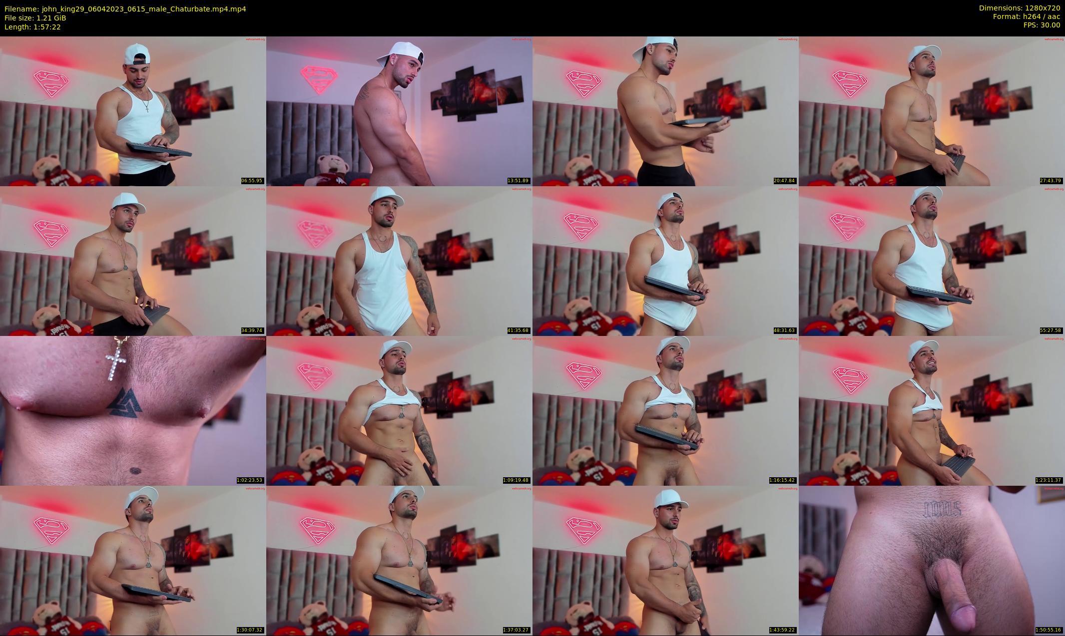 john_king29 — 118 minute Chaturbate male cam show recording, 720p, Apr 6, 2023