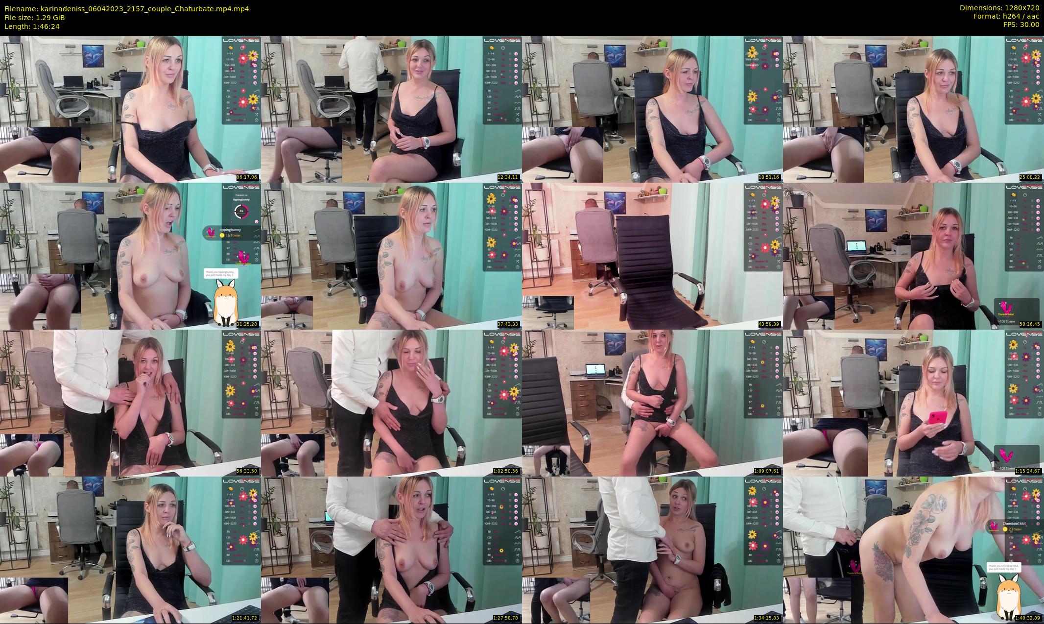 karinadeniss — 107 minute Chaturbate couple cam show recording, 720p, Apr 6, 2023