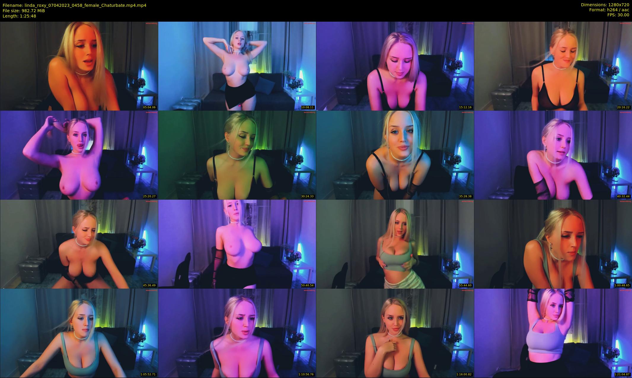 linda_roxy — 86 minute Chaturbate female cam show recording, 720p, Apr 7, 2023