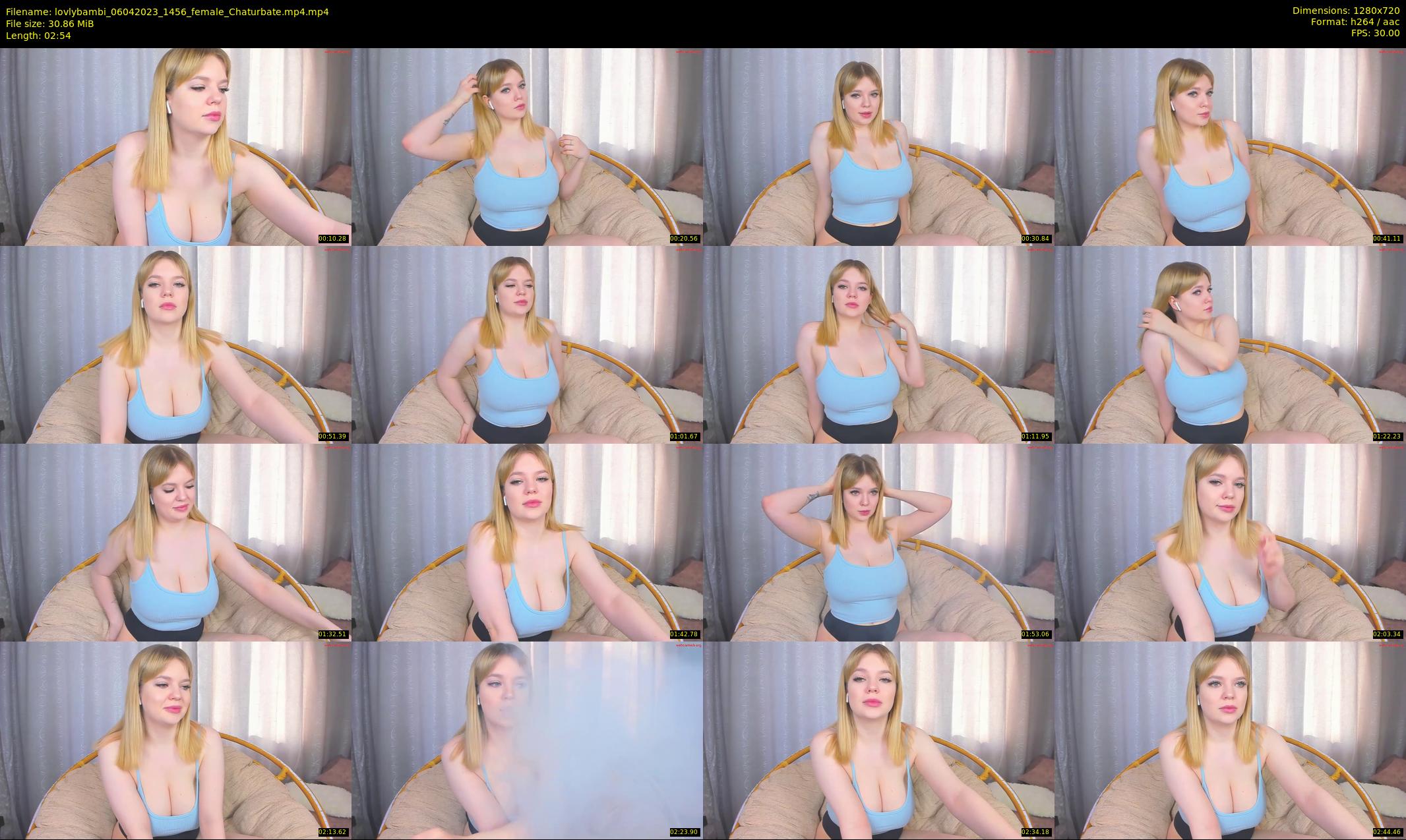 lovlybambi — 3 minute Chaturbate female cam show recording, 720p, Apr 6, 2023