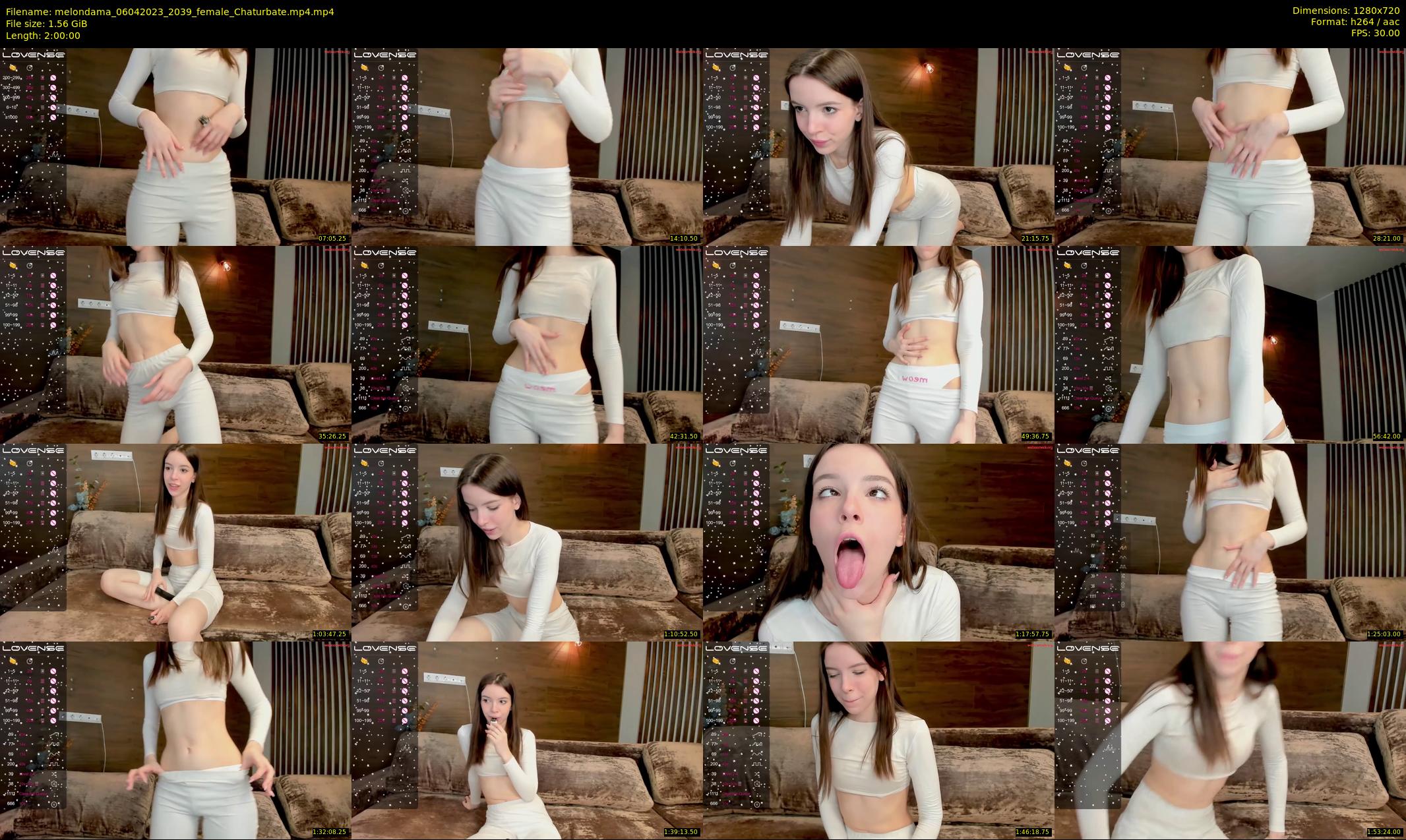 melondama — 120 minute Chaturbate female cam show recording, 720p, Apr 6, 2023