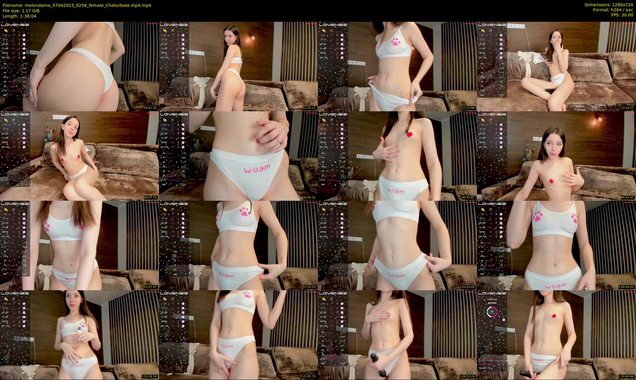 melondama — 99 minute Chaturbate female cam show recording, 720p, Apr 7, 2023