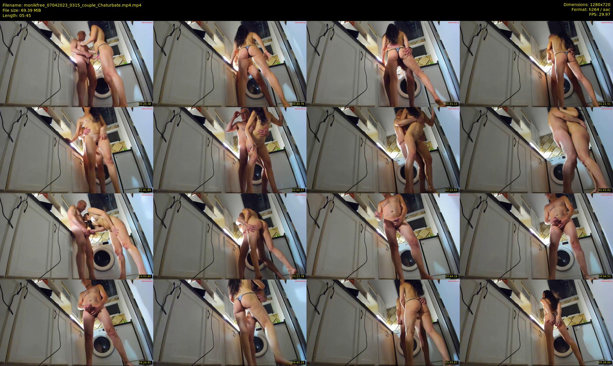 monikfree — 6 minute Chaturbate couple cam show recording, 720p, Apr 7, 2023