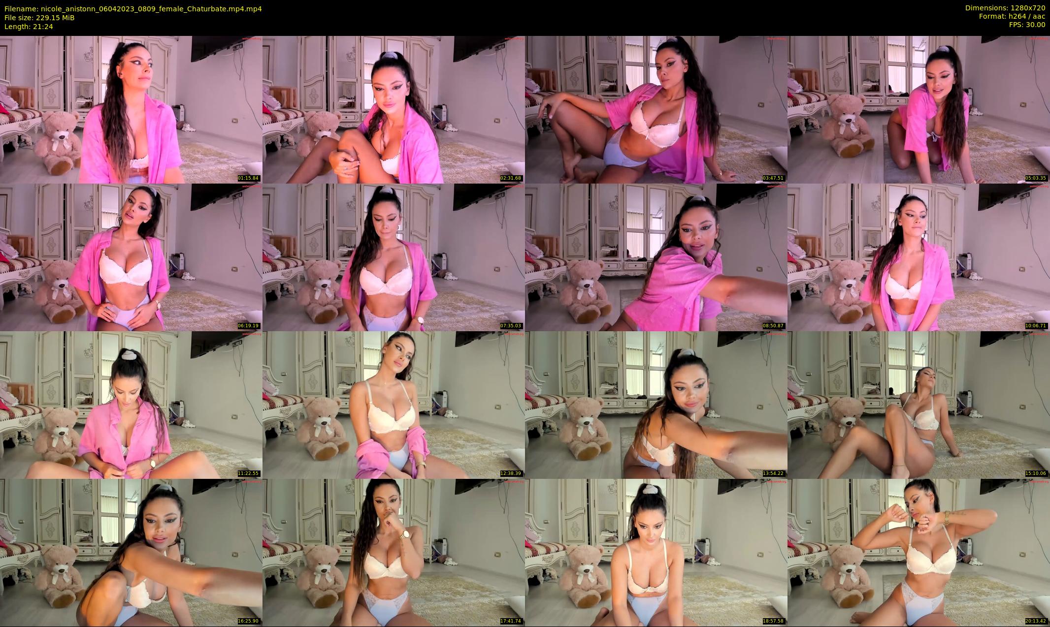 nicole_anistonn — 22 minute Chaturbate female cam show recording, 720p, Apr 6, 2023