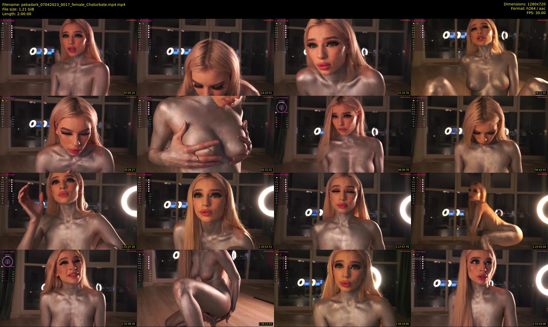 pekadark — 120 minute Chaturbate female cam show recording, 720p, Apr 7, 2023