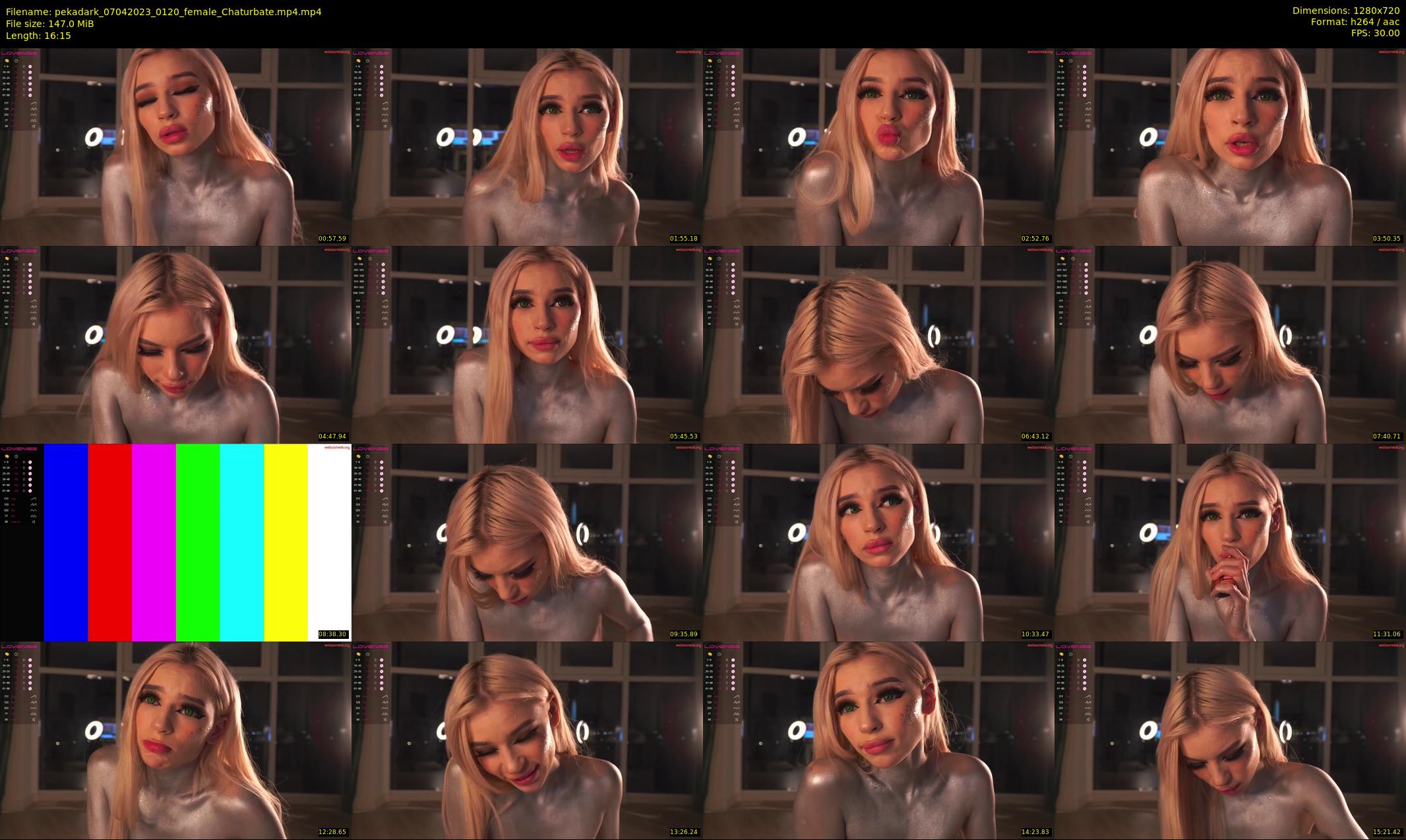 pekadark — 17 minute Chaturbate female cam show recording, 720p, Apr 7, 2023