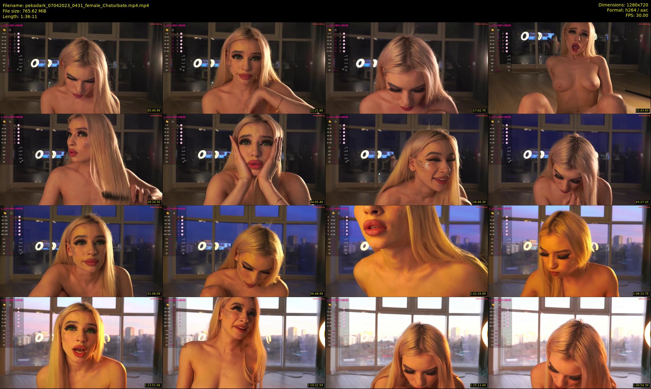 pekadark — 97 minute Chaturbate female cam show recording, 720p, Apr 7, 2023