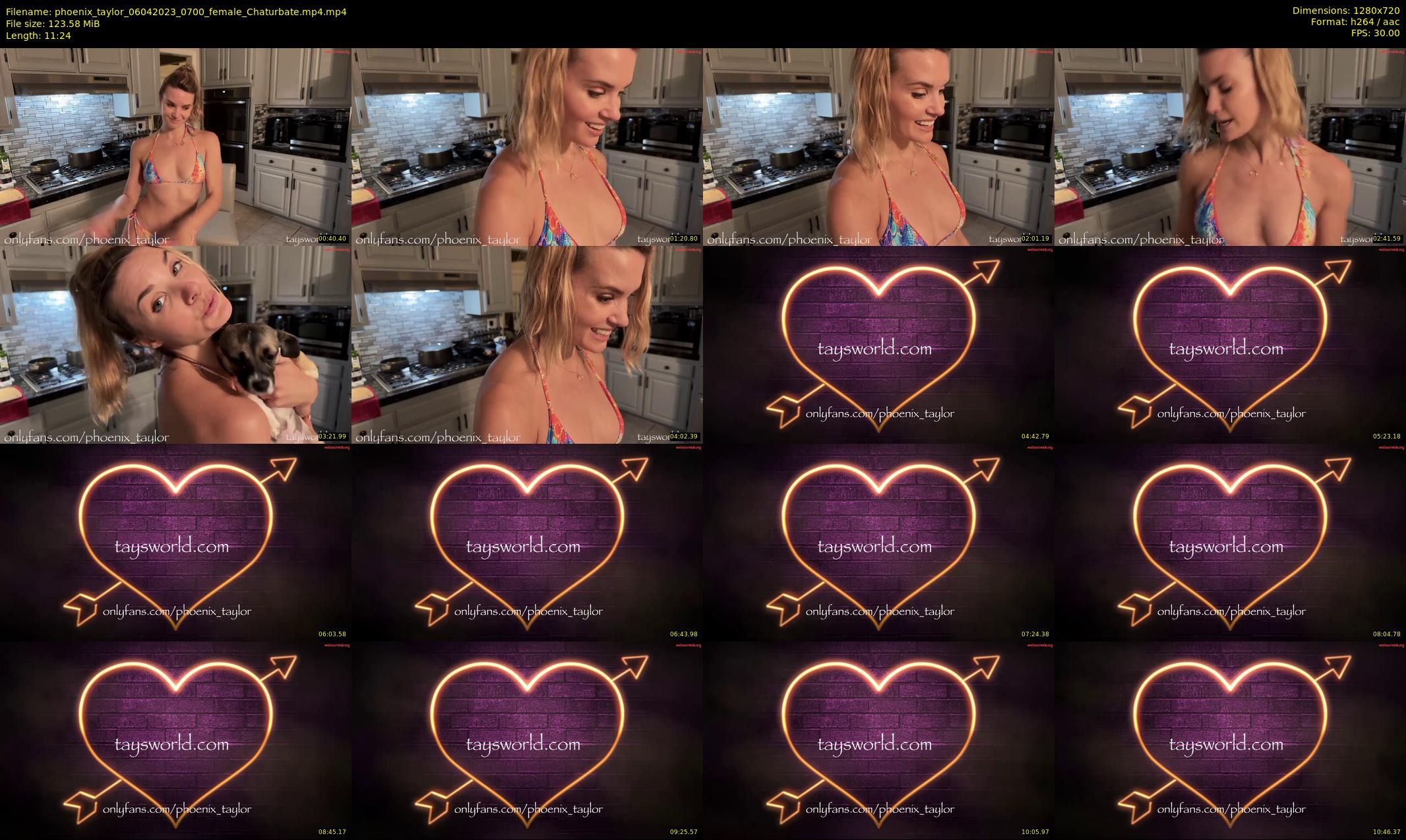 phoenix_taylor — 12 minute Chaturbate female cam show recording, 720p, Apr 6, 2023