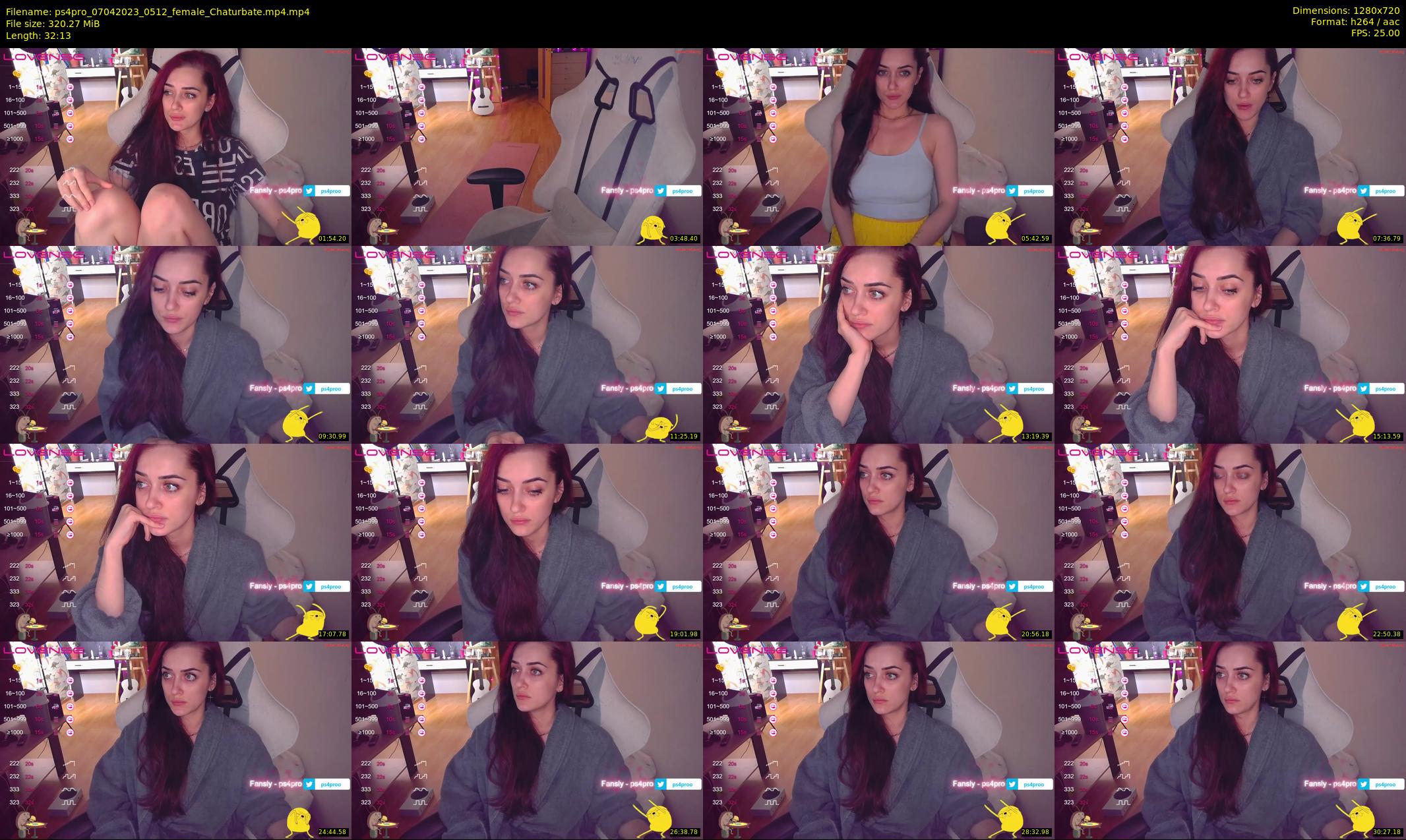 ps4pro — 33 minute Chaturbate female cam show recording, 720p, Apr 7, 2023