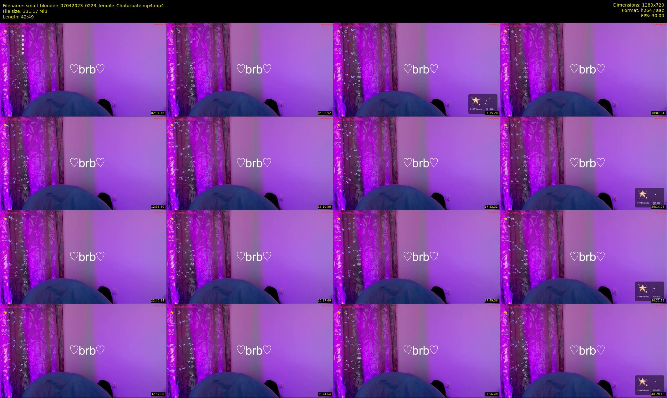 small_blondee — 43 minute Chaturbate female cam show recording, 720p, Apr 7, 2023