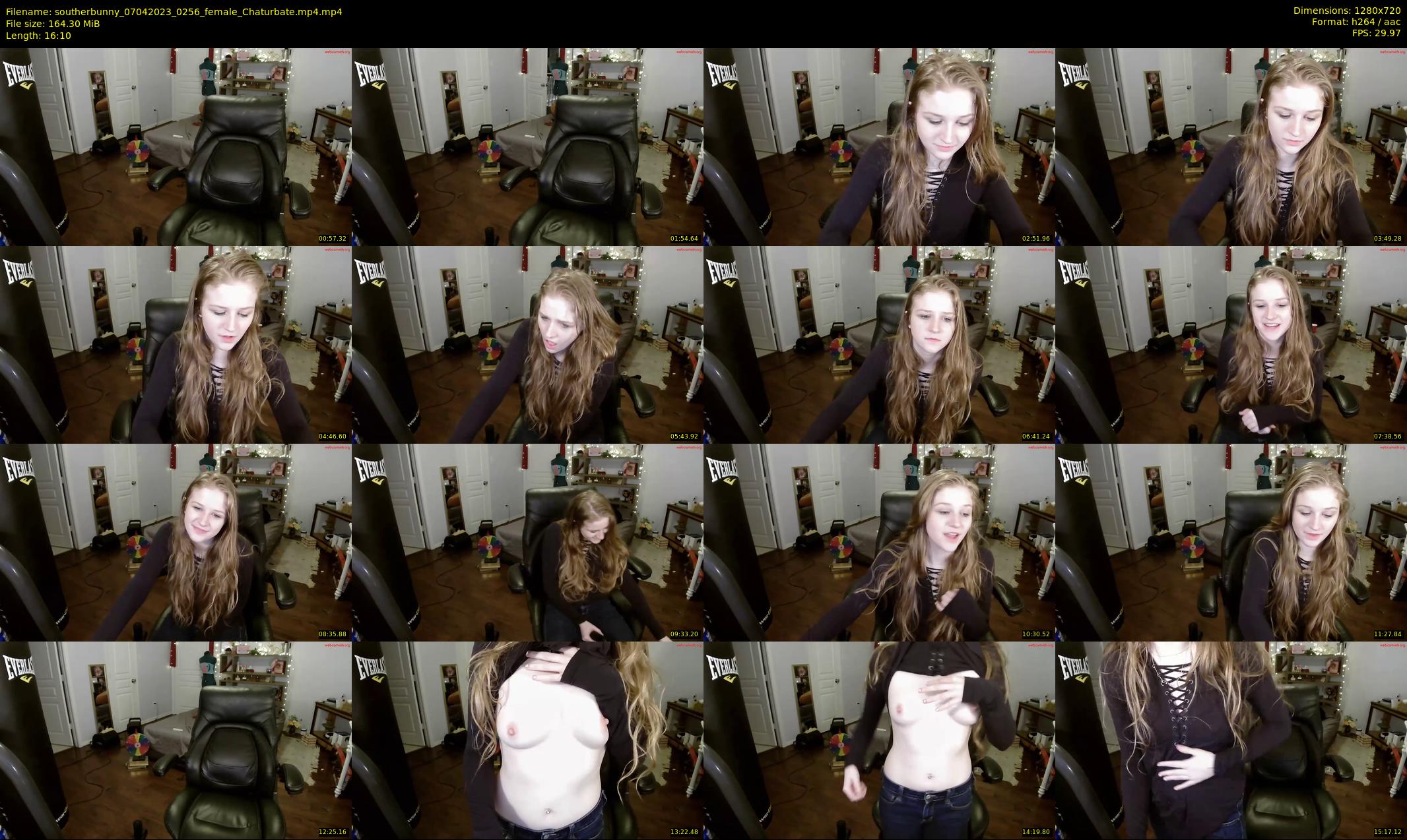 southerbunny — 17 minute Chaturbate female cam show recording, 720p, Apr 7, 2023