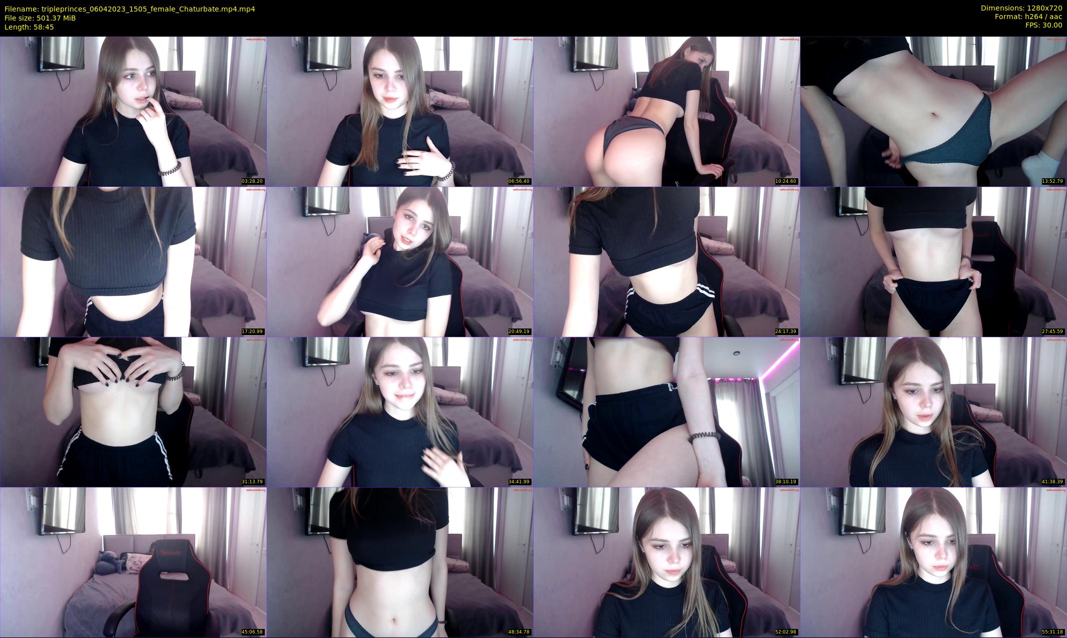 tripleprinces — 59 minute Chaturbate female cam show recording, 720p, Apr 6, 2023