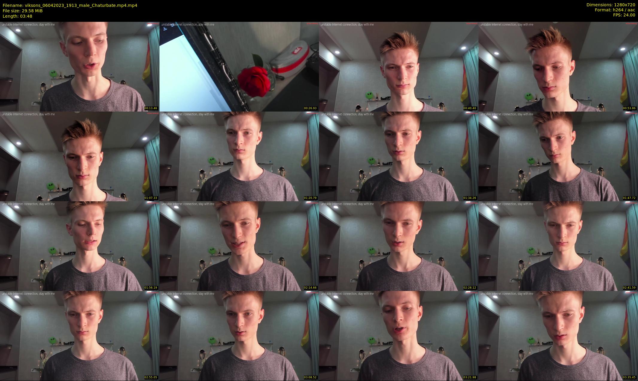 viksons — 4 minute Chaturbate male cam show recording, 720p, Apr 6, 2023