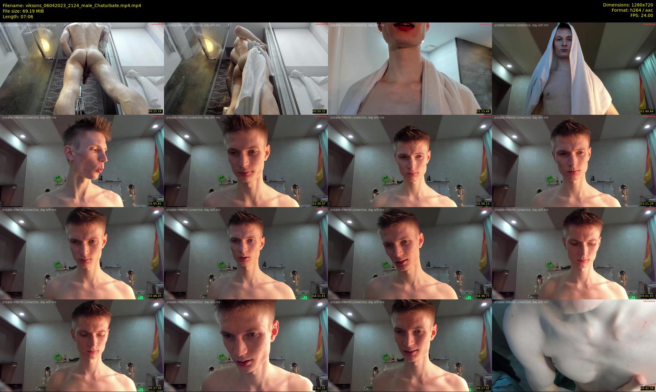 viksons — 8 minute Chaturbate male cam show recording, 720p, Apr 6, 2023