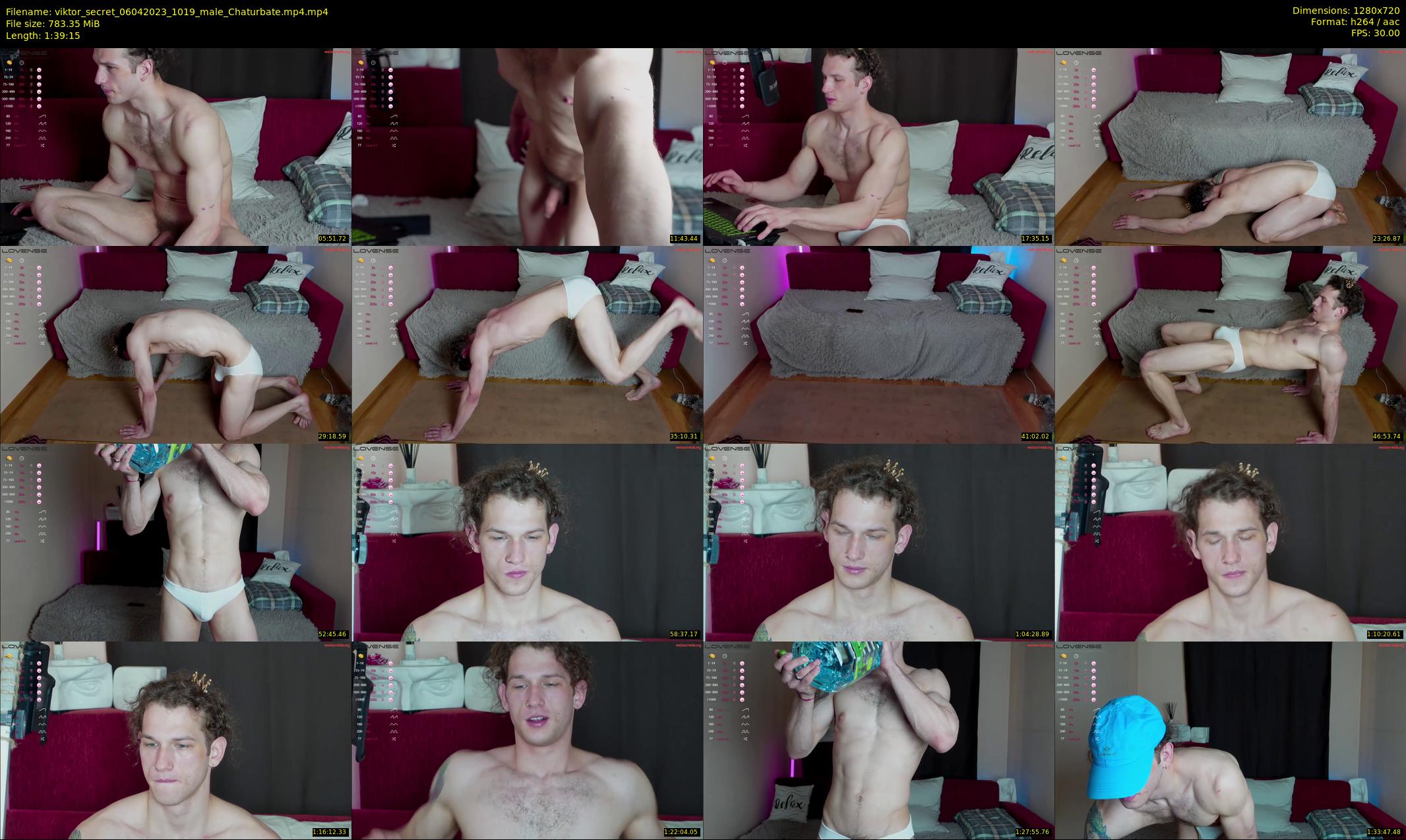 viktor_secret — 100 minute Chaturbate male cam show recording, 720p, Apr 6, 2023