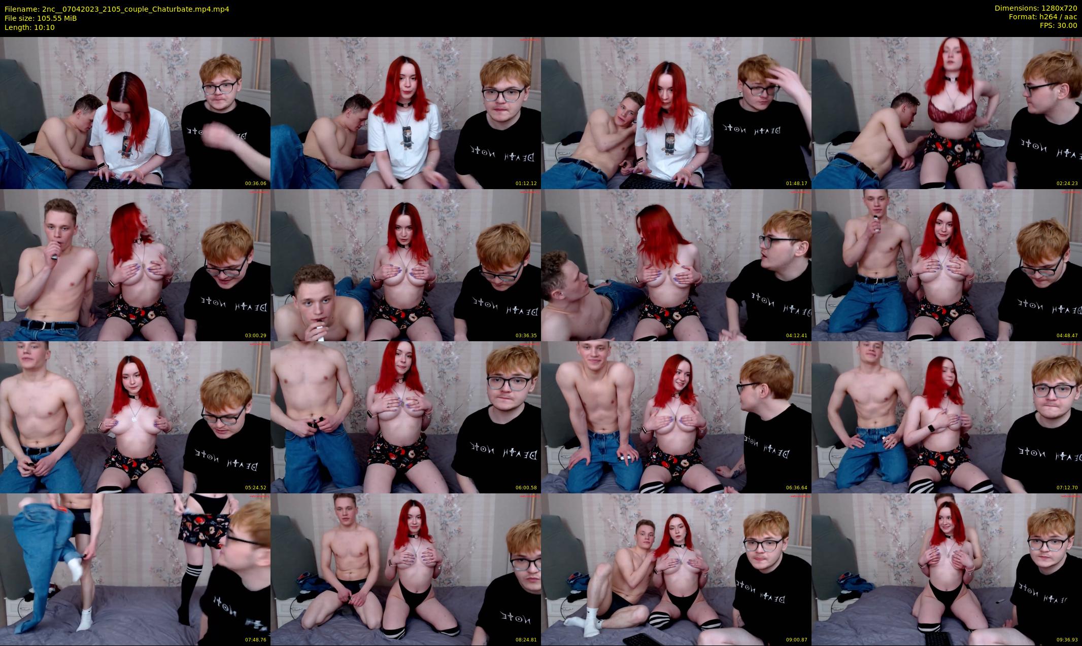 2nc_ — 11 minute Chaturbate couple cam show recording, 720p, Apr 7, 2023